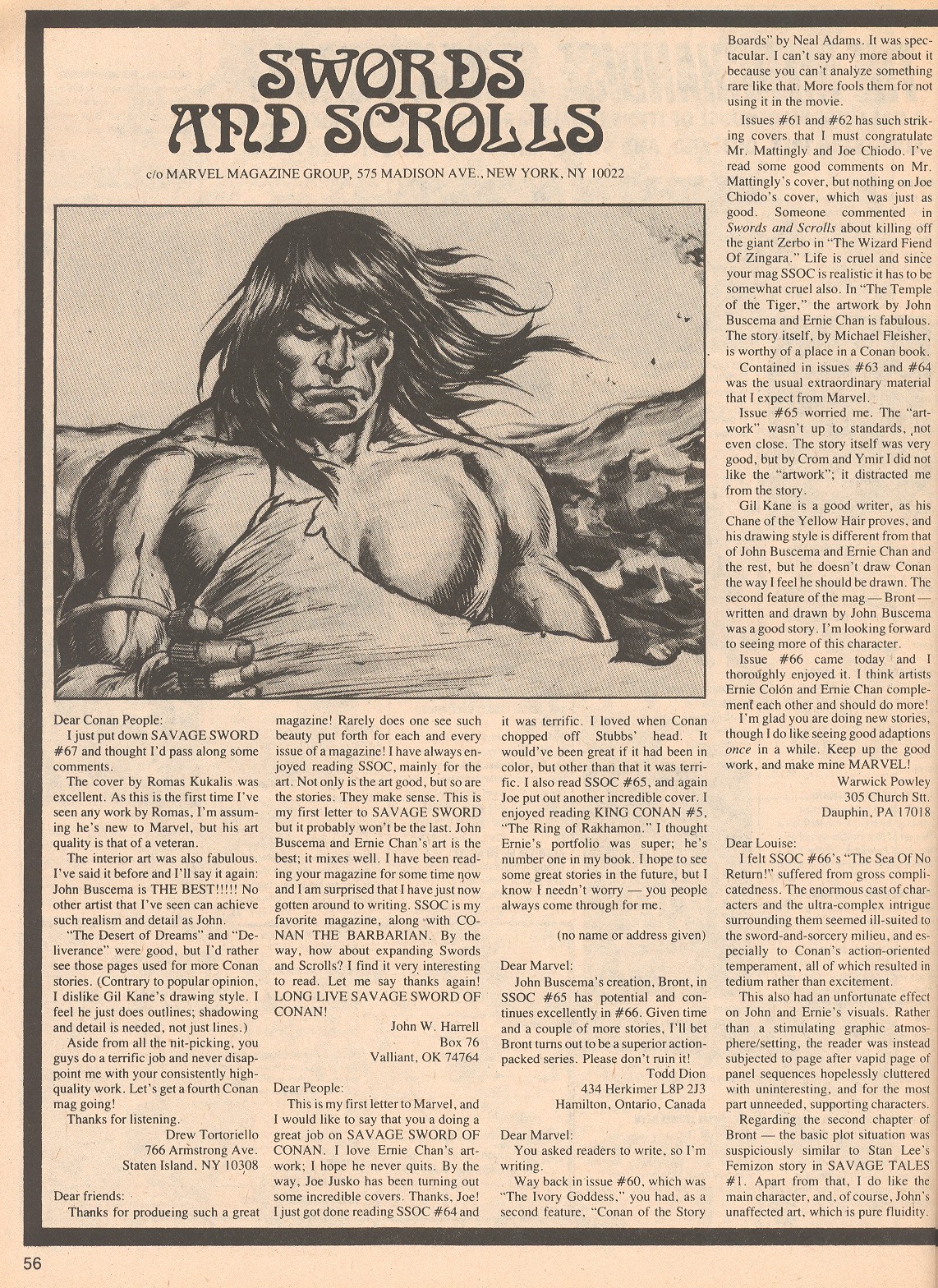 Read online The Savage Sword Of Conan comic -  Issue #70 - 56
