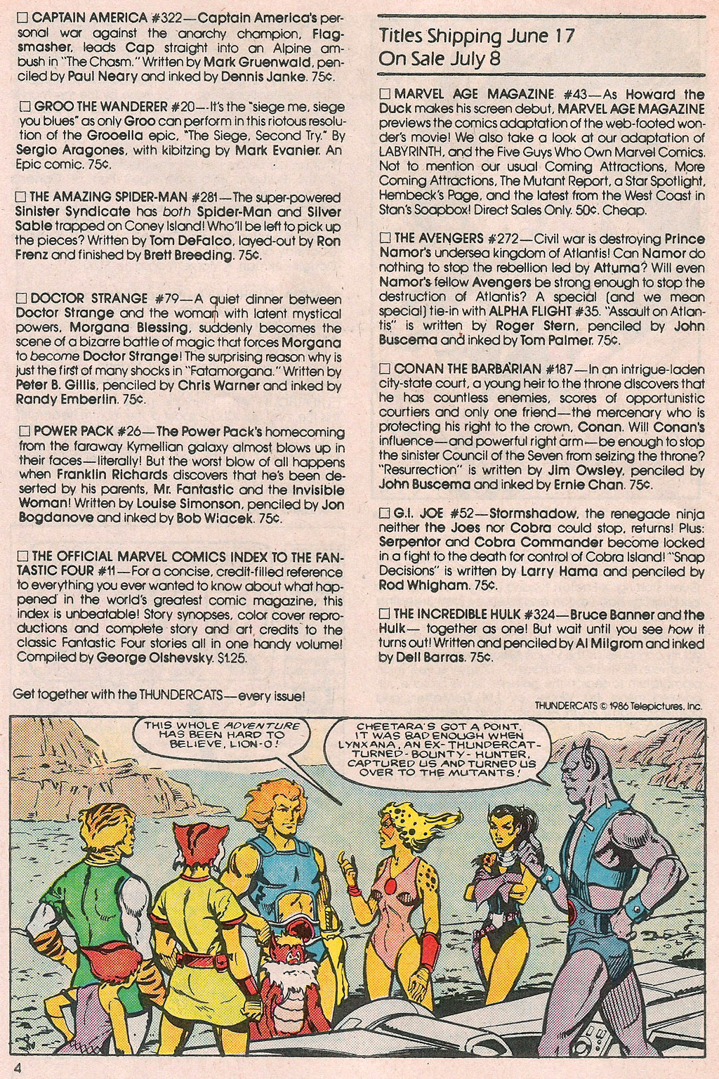 Marvel Age issue 42 - Page 6