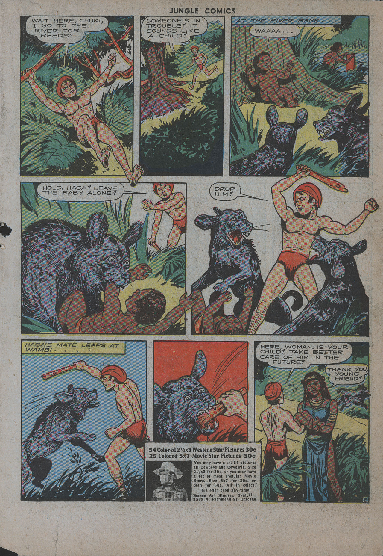 Read online Jungle Comics comic -  Issue #48 - 27