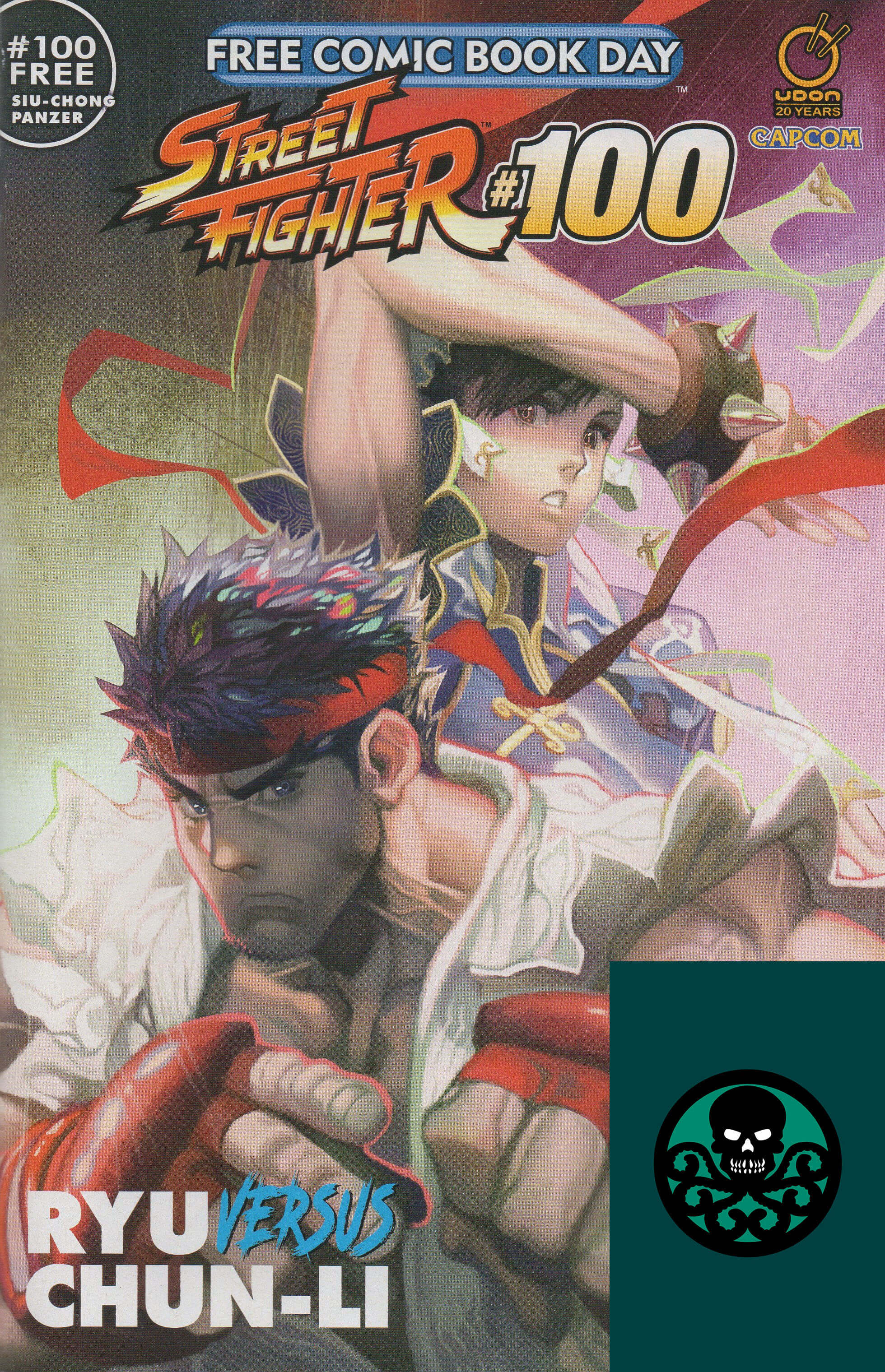 Read online Free Comic Book Day 2020 comic -  Issue # Street Fighter 100 - Ryu vs Chun-Li - 1