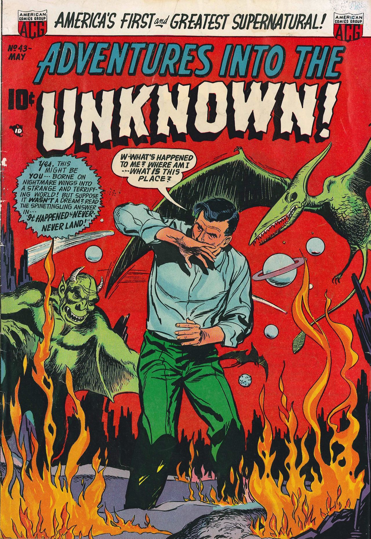 Read online Adventures Into The Unknown comic -  Issue #43 - 1