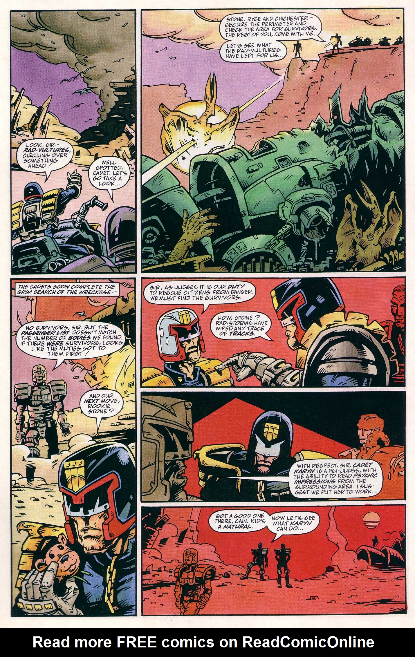 Read online Judge Dredd Lawman of the Future comic -  Issue #20 - 7