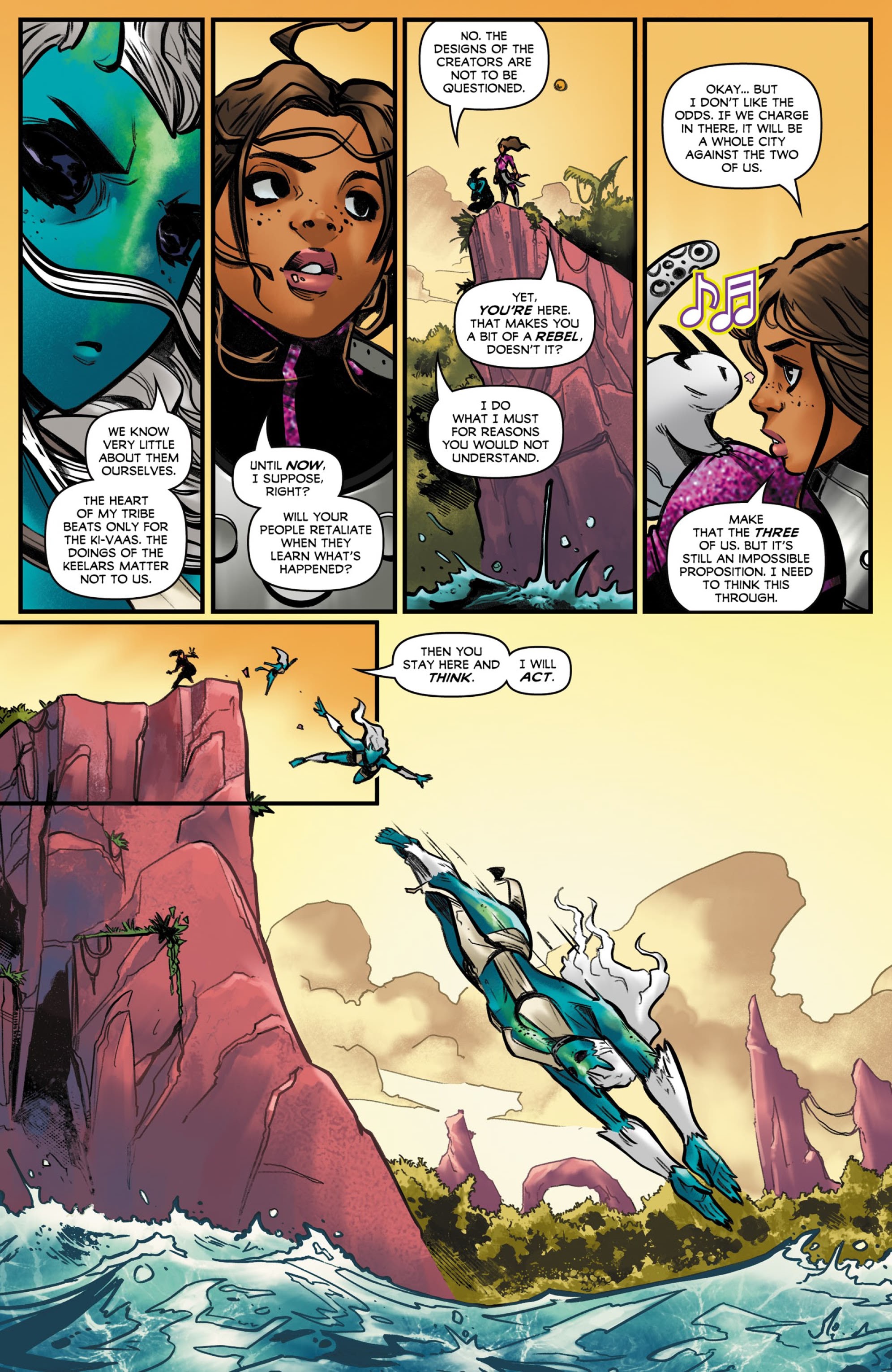 Read online Beyond the Farthest Star: Warriors of Zandar comic -  Issue #2 - 6