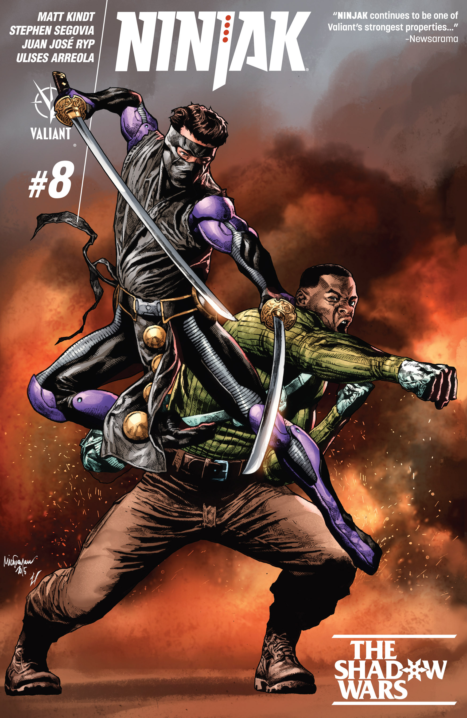 Read online Ninjak (2015) comic -  Issue #8 - 1