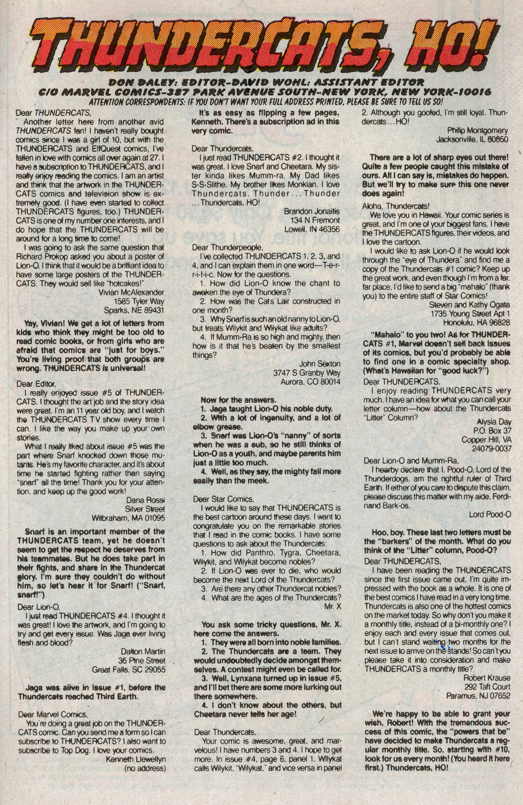 Read online ThunderCats (1985) comic -  Issue #7 - 34