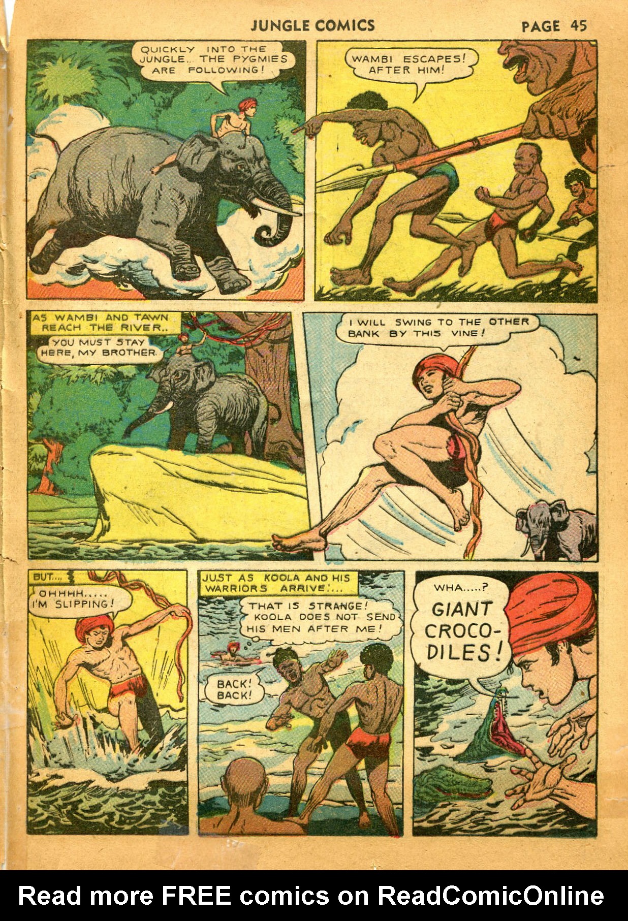 Read online Jungle Comics comic -  Issue #35 - 47