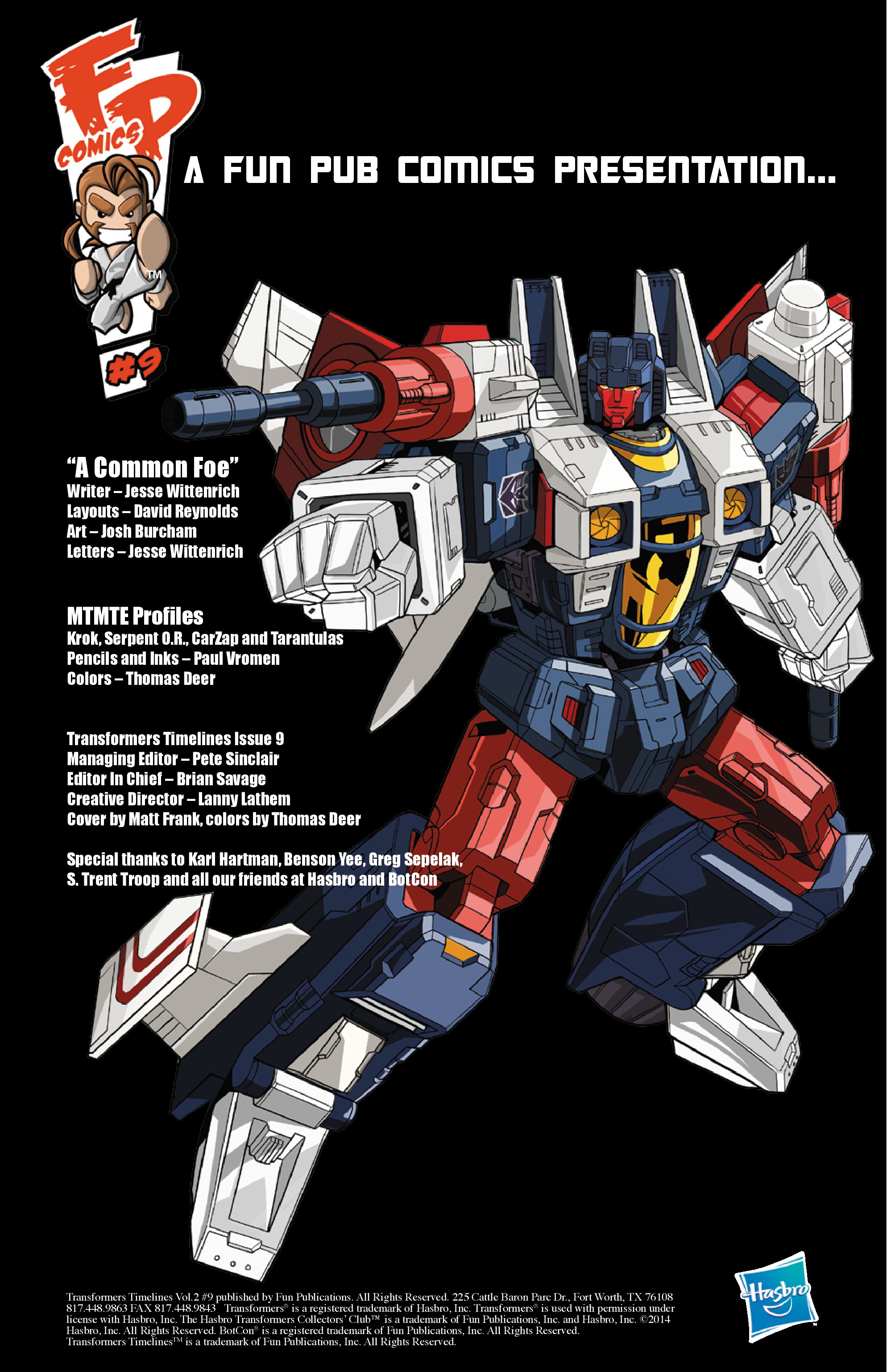 Read online Transformers: Timelines comic -  Issue #9 - 3