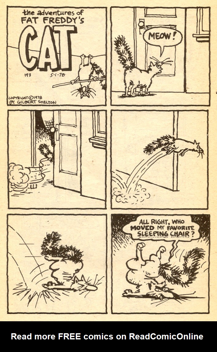 Read online Adventures of Fat Freddy's Cat comic -  Issue #4 - 44