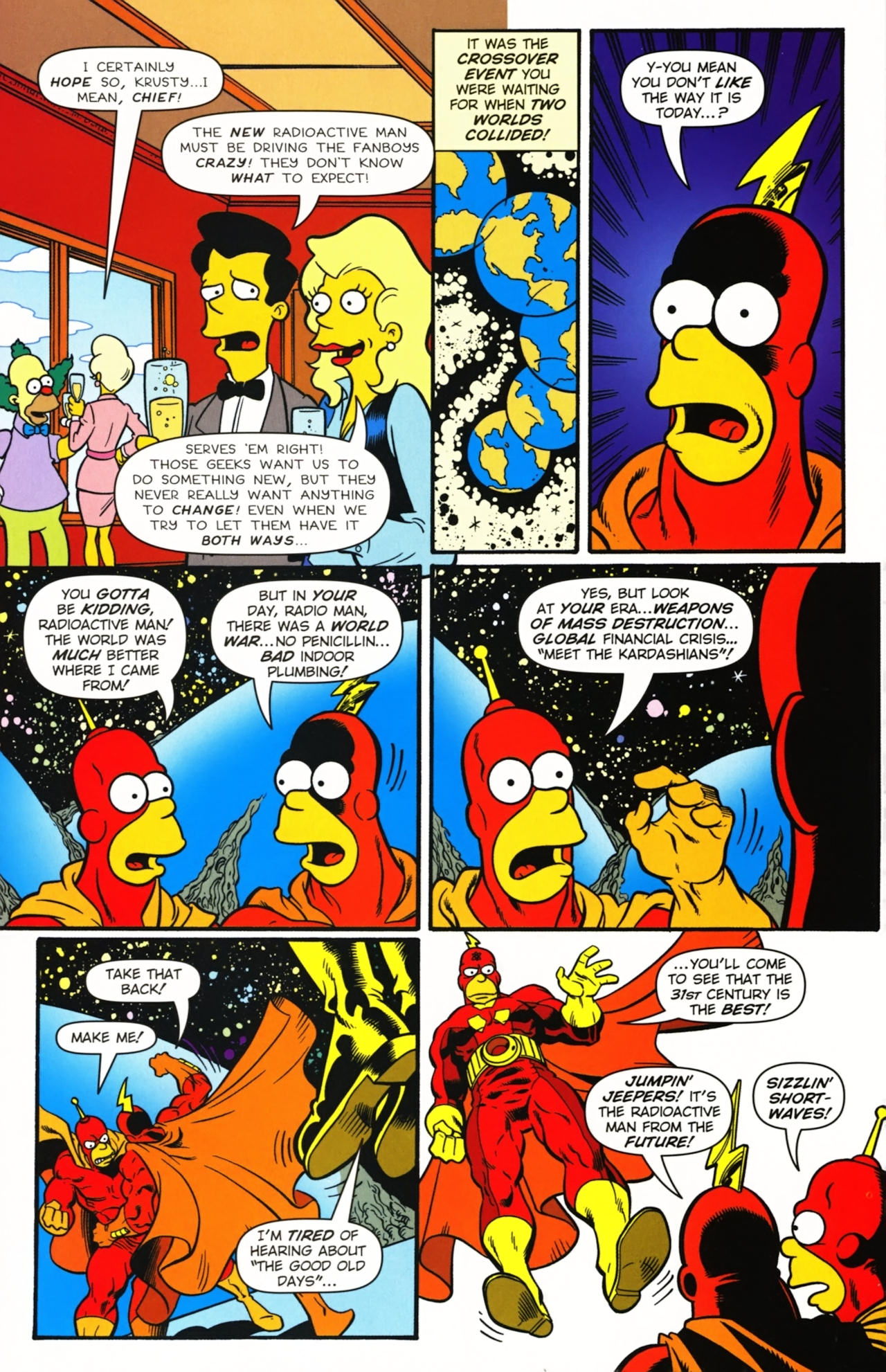 Read online Bongo Comics Presents Simpsons Super Spectacular comic -  Issue #9 - 11