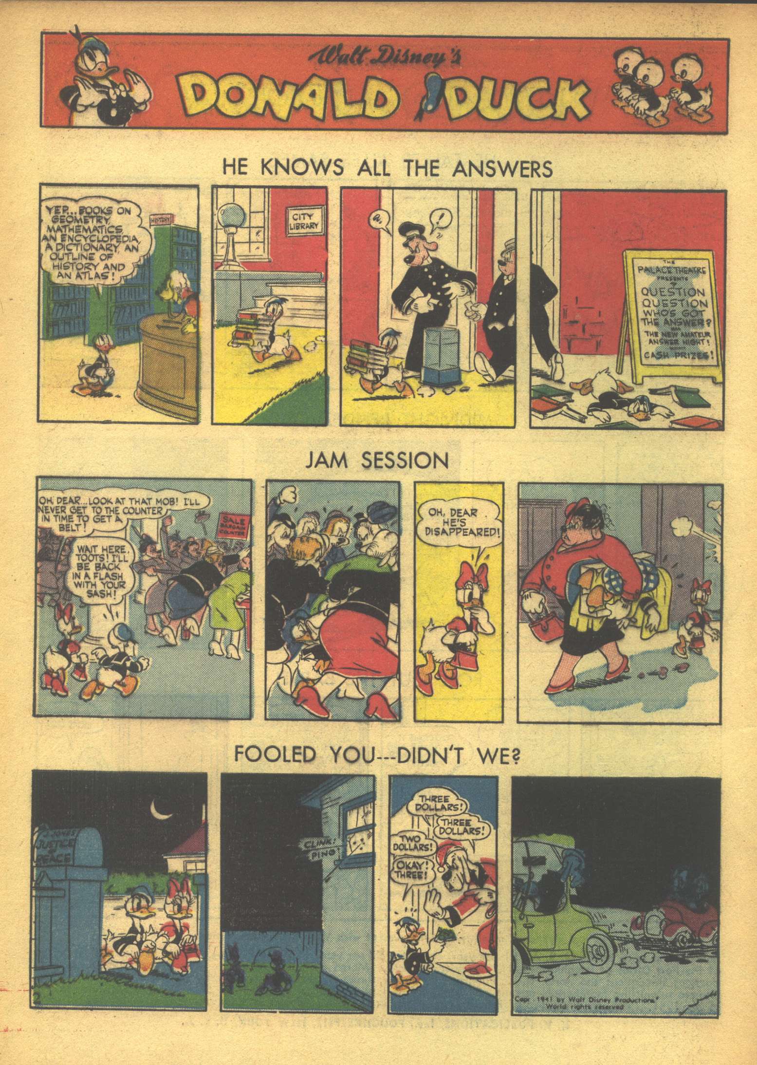 Read online Walt Disney's Comics and Stories comic -  Issue #30 - 4