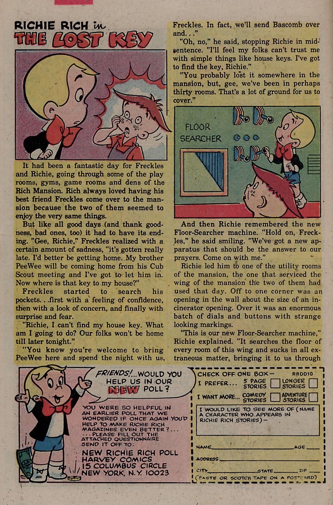 Read online Richie Rich & Dollar the Dog comic -  Issue #10 - 42