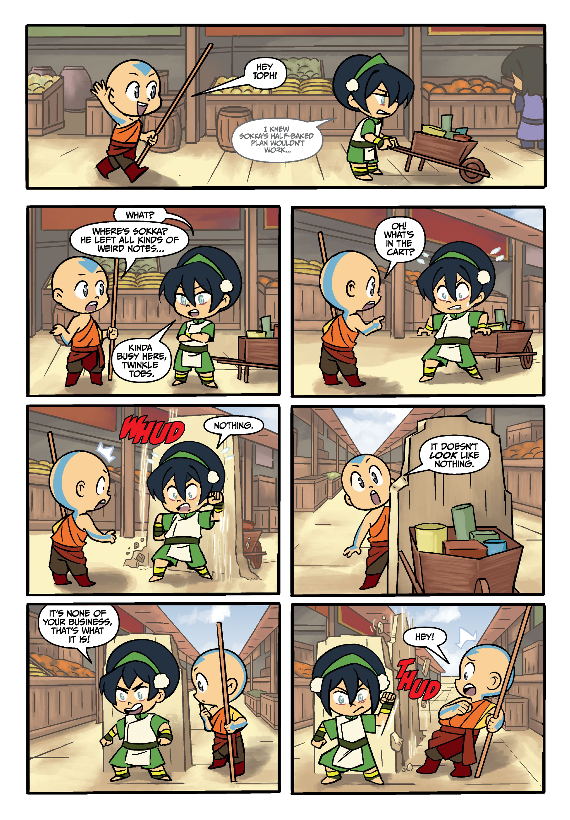 Read online Avatar: The Last Airbender Chibis - Aang's Unfreezing Day comic -  Issue # Full - 10