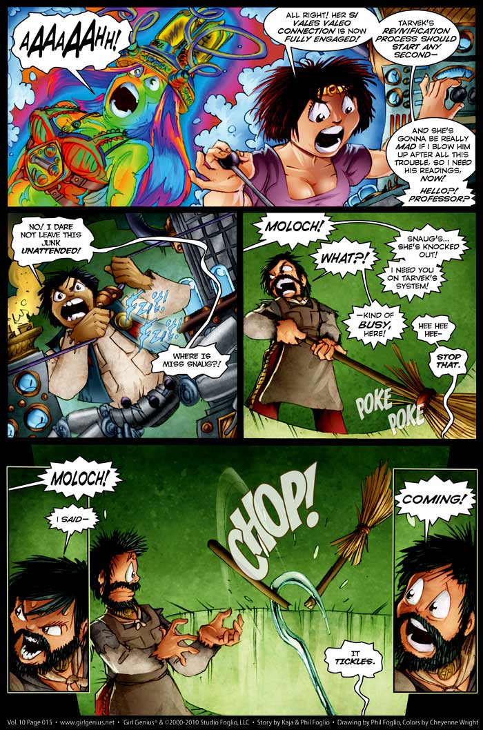 Read online Girl Genius (2002) comic -  Issue #10 - 16