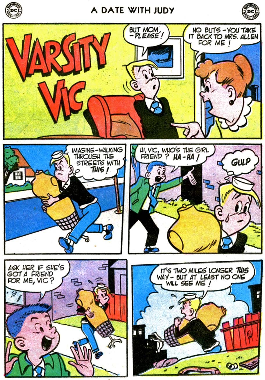 Read online A Date with Judy comic -  Issue #56 - 25