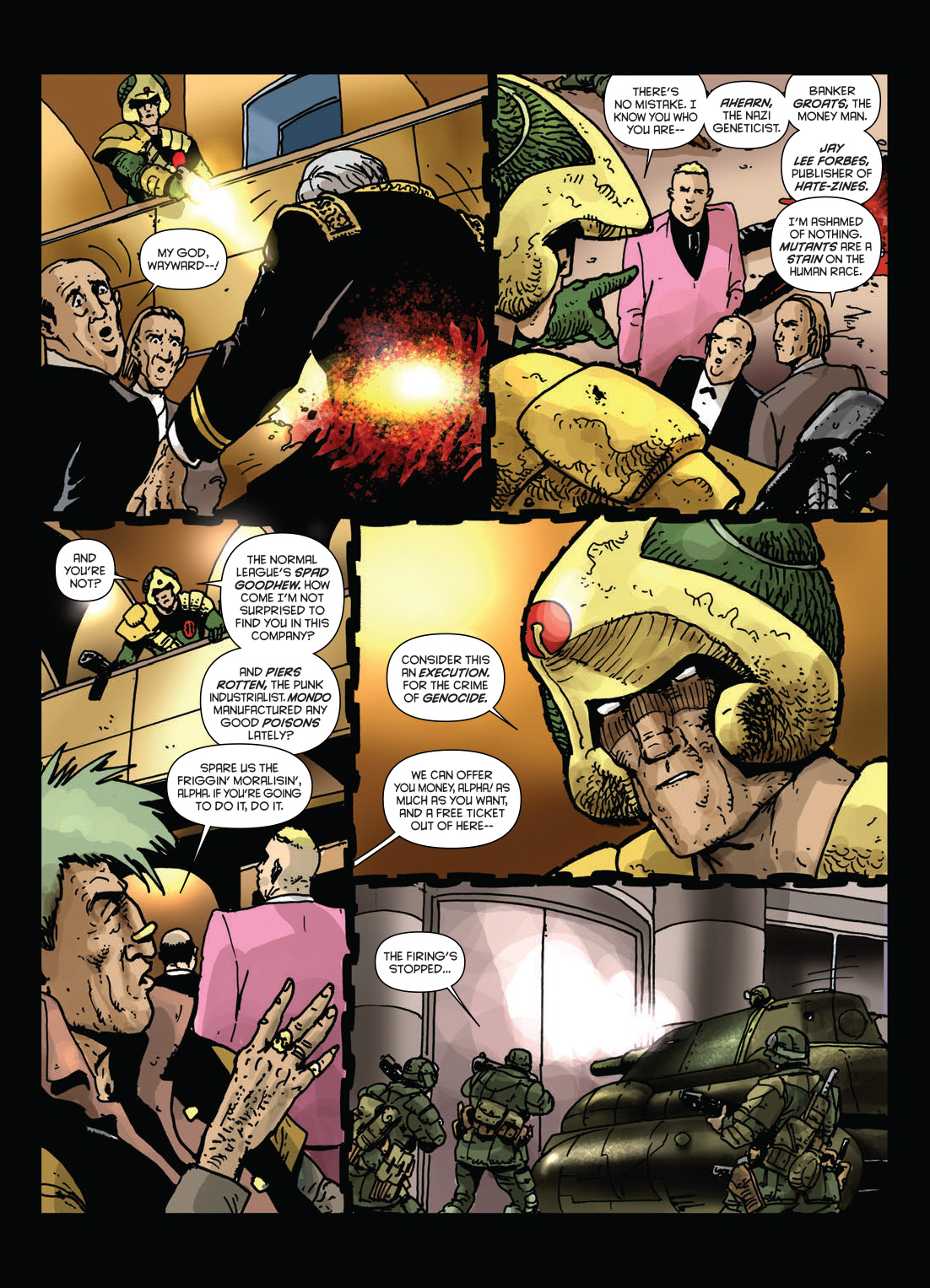 Read online Strontium Dog: The Life and Death of Johnny Alpha: Dogs of War comic -  Issue # TPB - 129