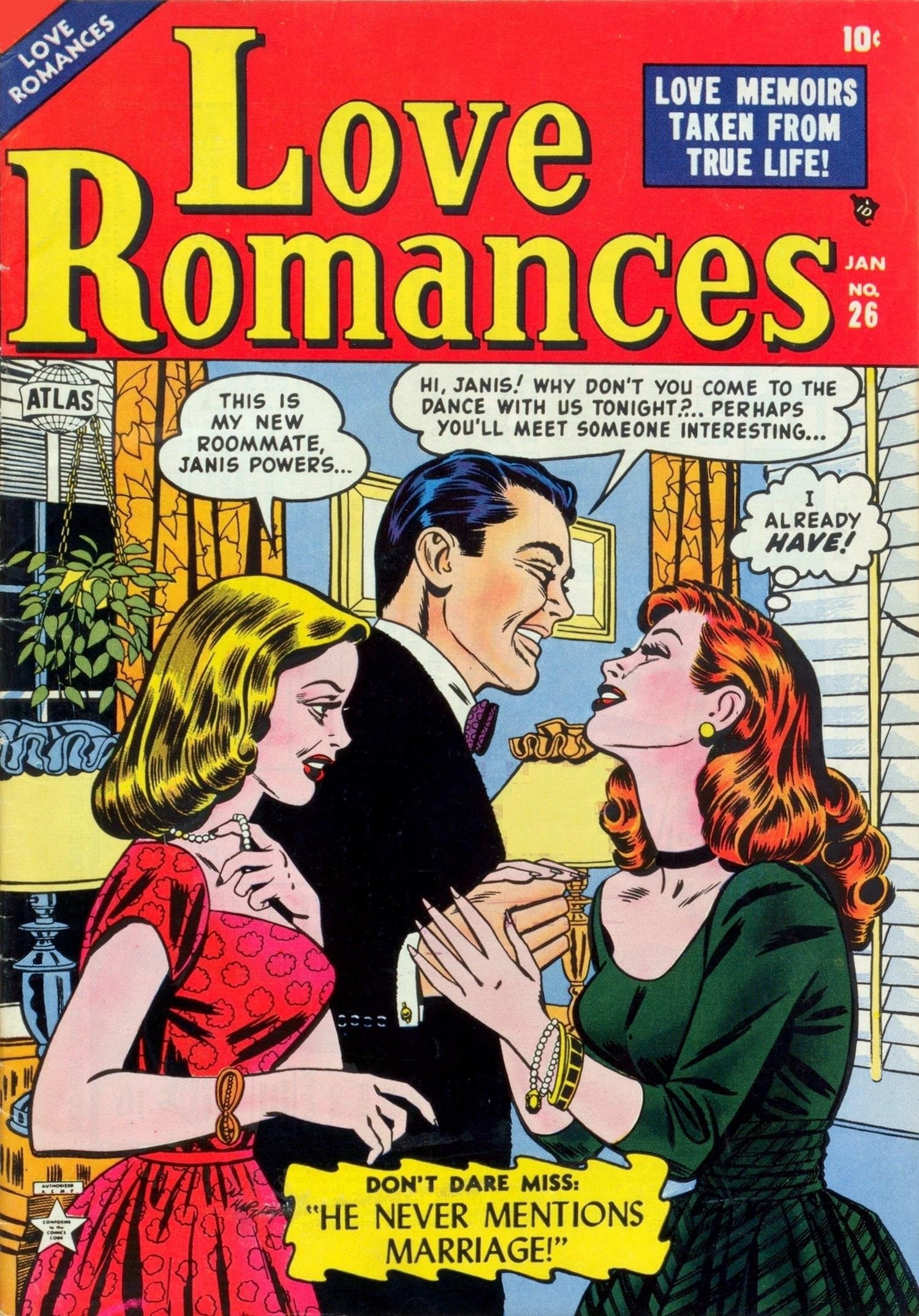 Read online Love Romances comic -  Issue #26 - 1