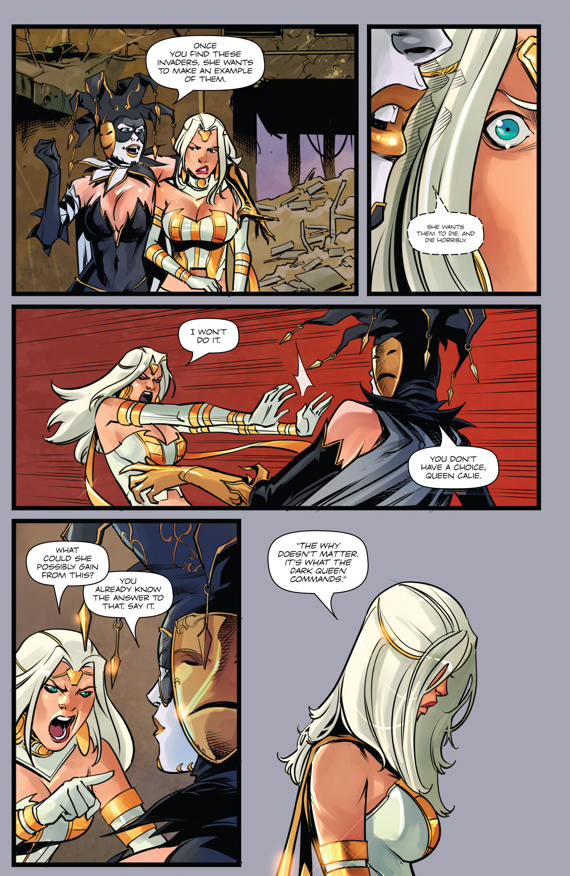 Read online Grimm Fairy Tales presents White Queen: Age of Darkness comic -  Issue # _TPB (Part 2) - 58