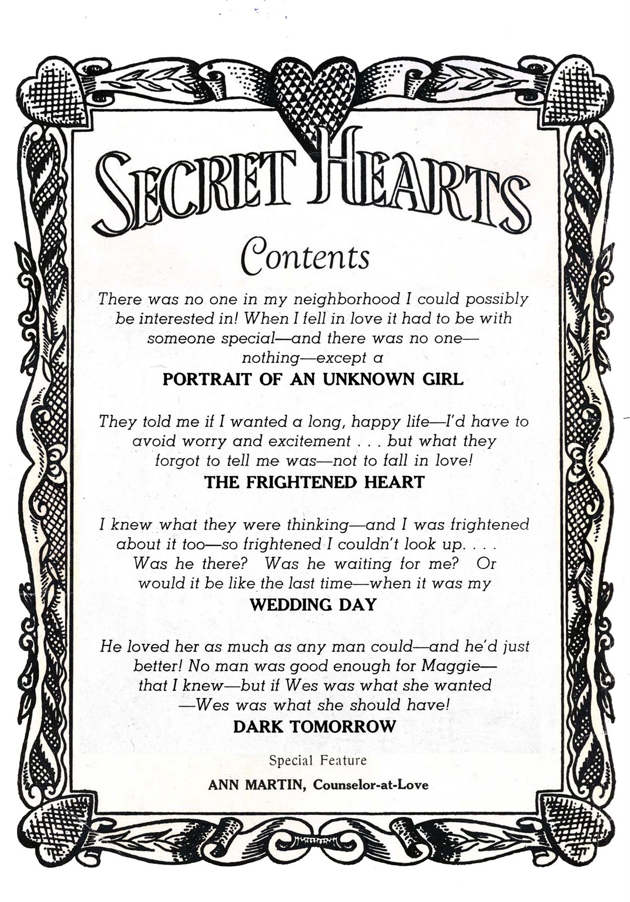 Read online Secret Hearts comic -  Issue #53 - 2