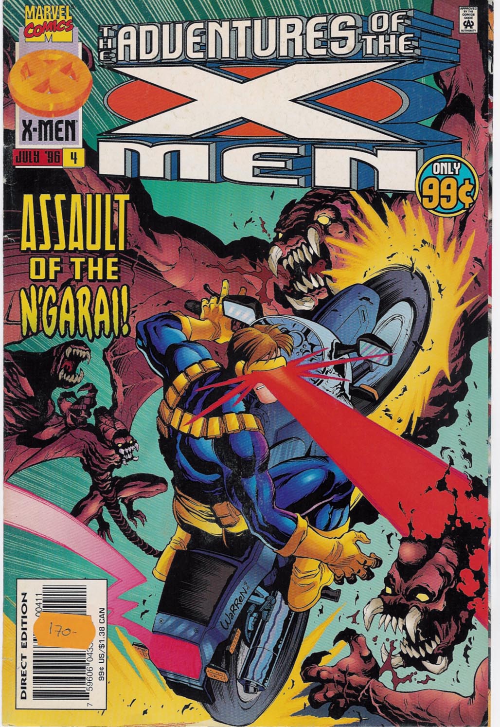 Read online The Adventures of the X-Men comic -  Issue #4 - 1