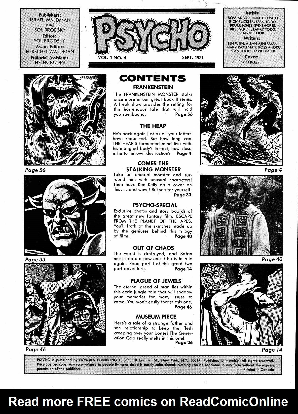 Read online Psycho comic -  Issue #4 - 4