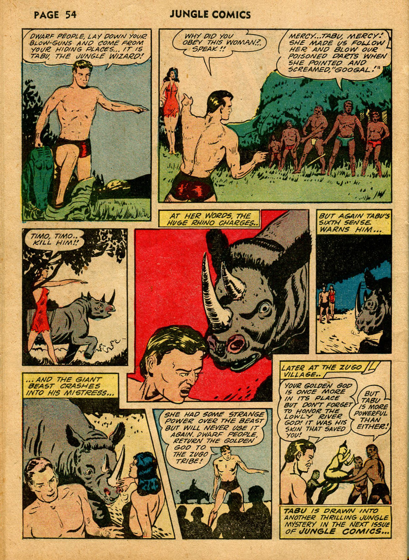 Read online Jungle Comics comic -  Issue #40 - 56