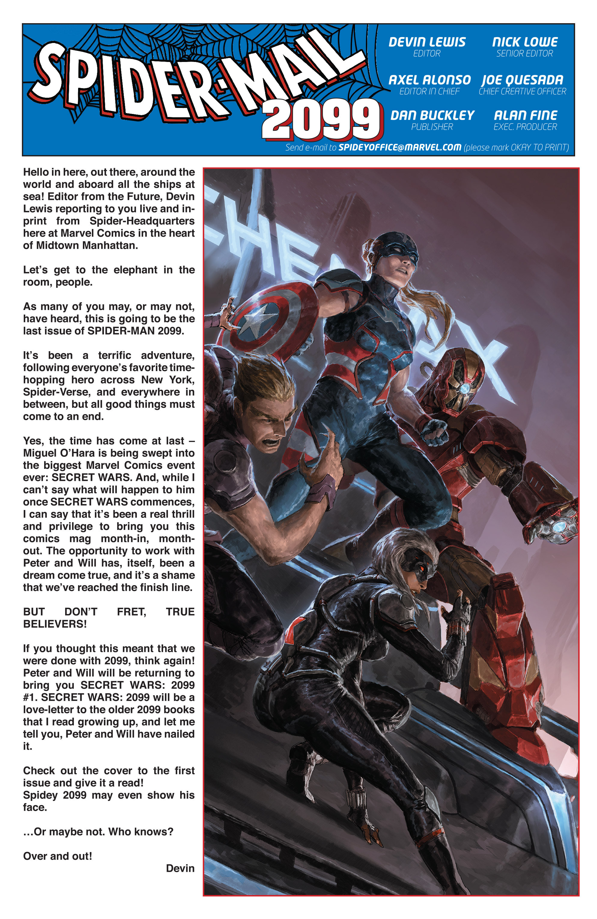 Read online Spider-Man 2099 (2014) comic -  Issue #12 - 23