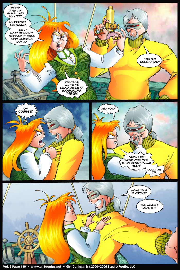 Read online Girl Genius (2002) comic -  Issue #3 - 117