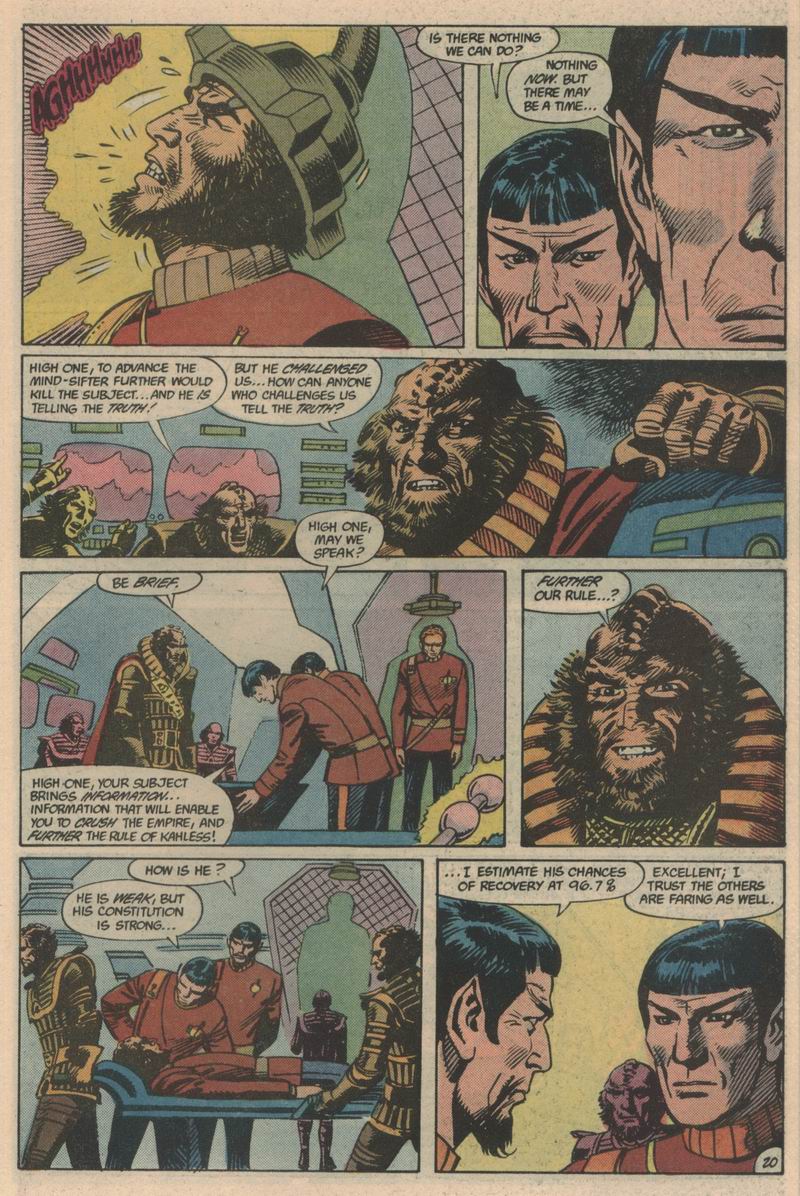 Read online Star Trek (1984) comic -  Issue #14 - 20