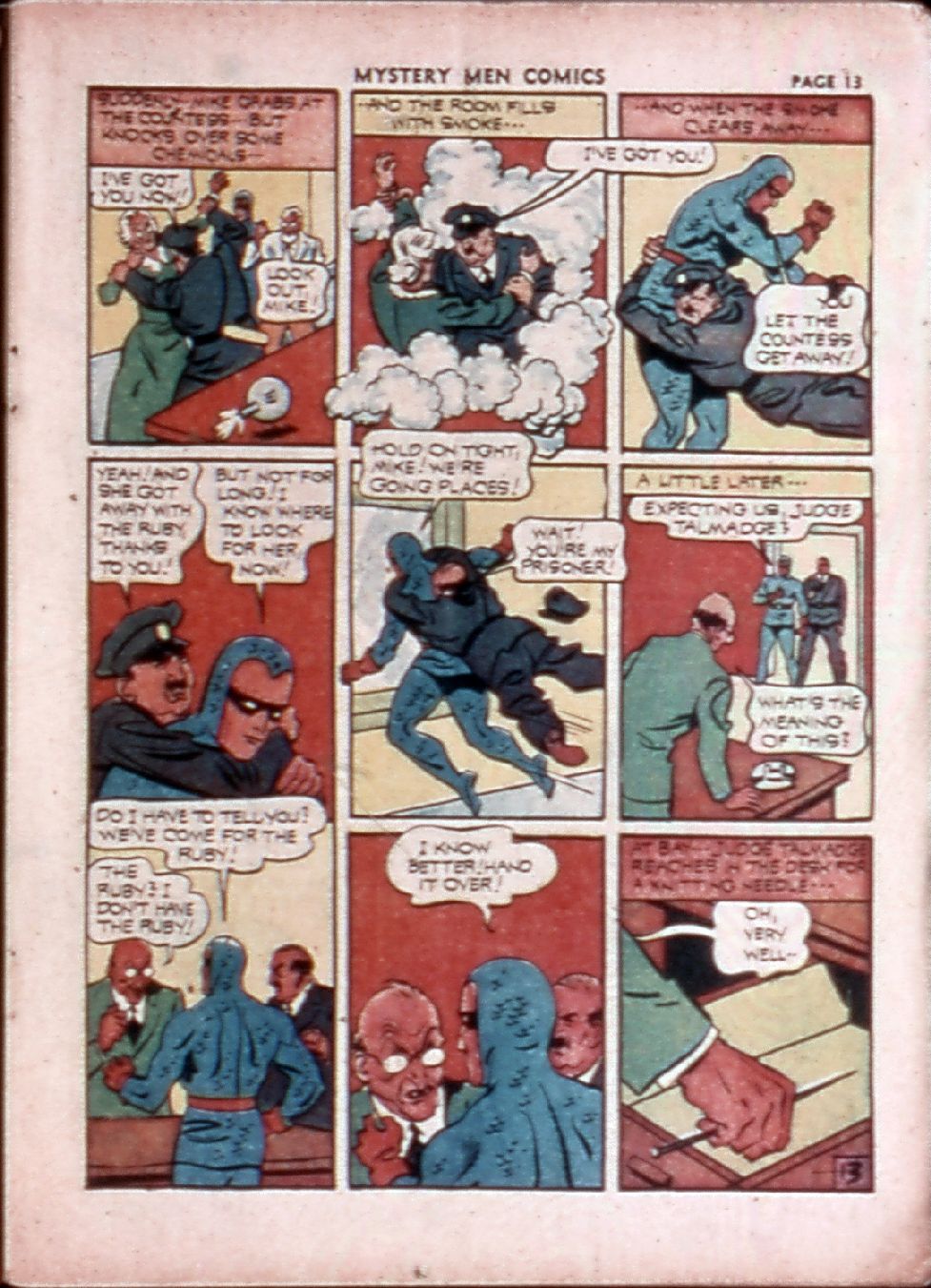 Read online Mystery Men Comics comic -  Issue #28 - 15