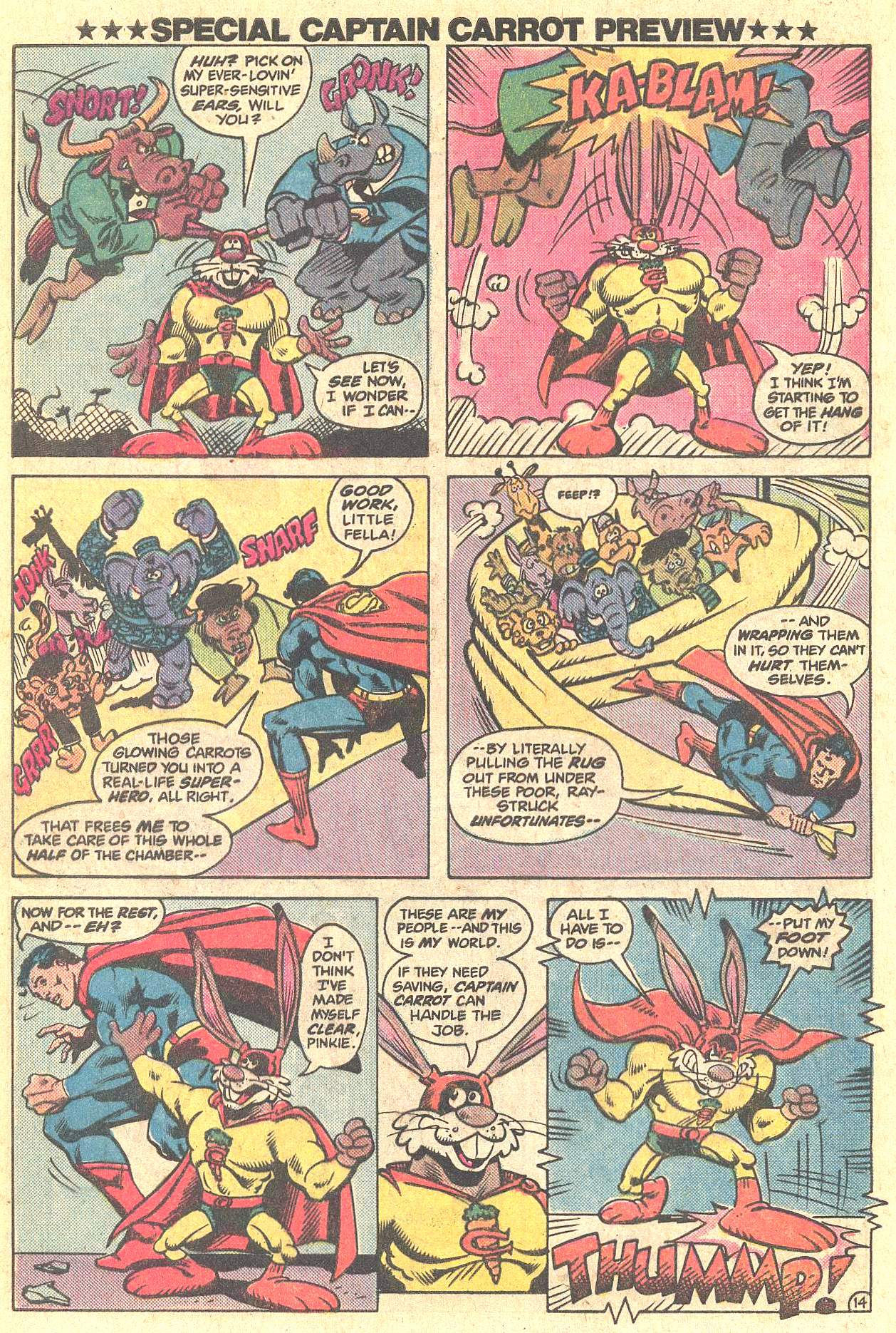 Read online Captain Carrot and His Amazing Zoo Crew! comic -  Issue #0 - 14