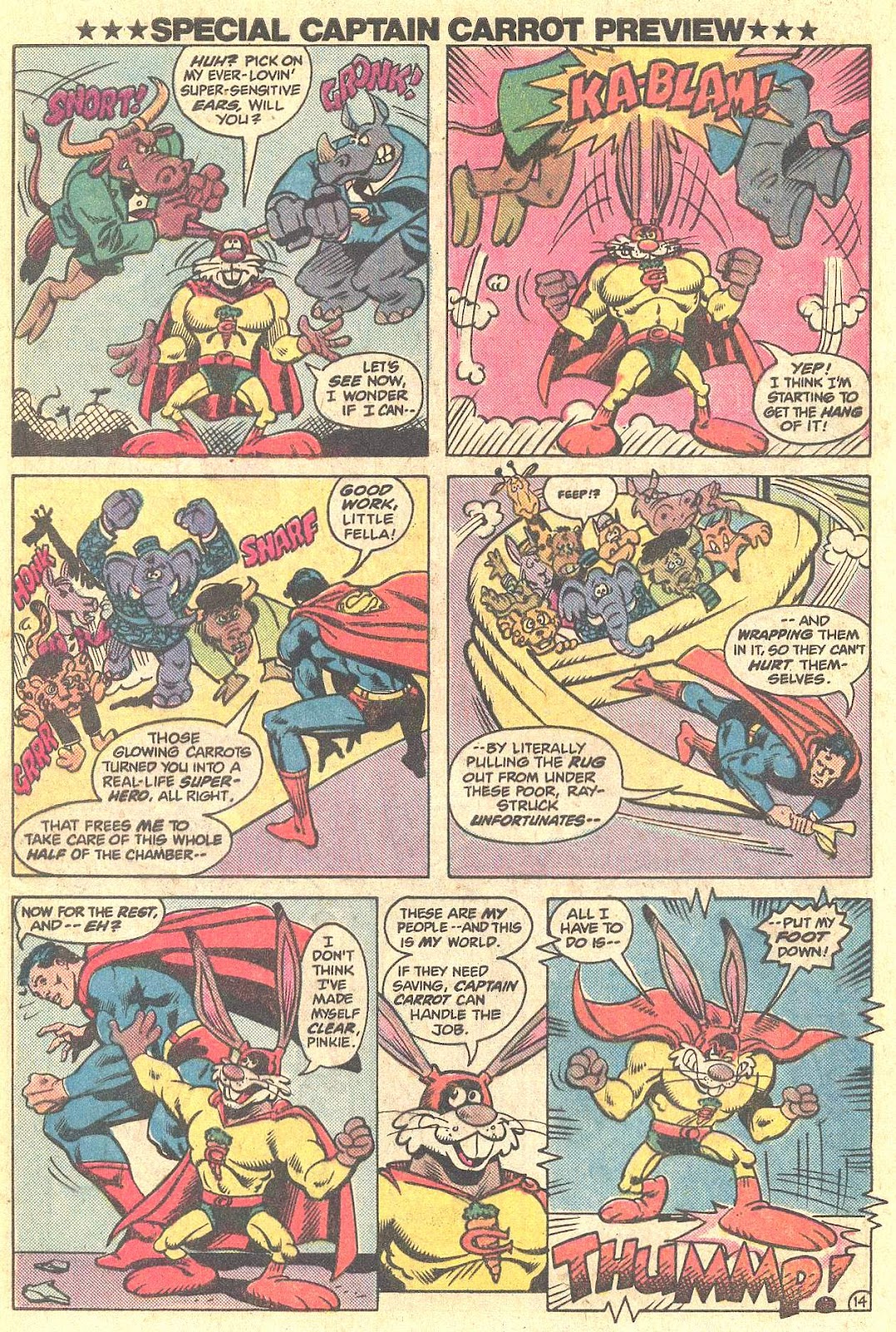 Captain Carrot and His Amazing Zoo Crew! issue 0 - Page 14