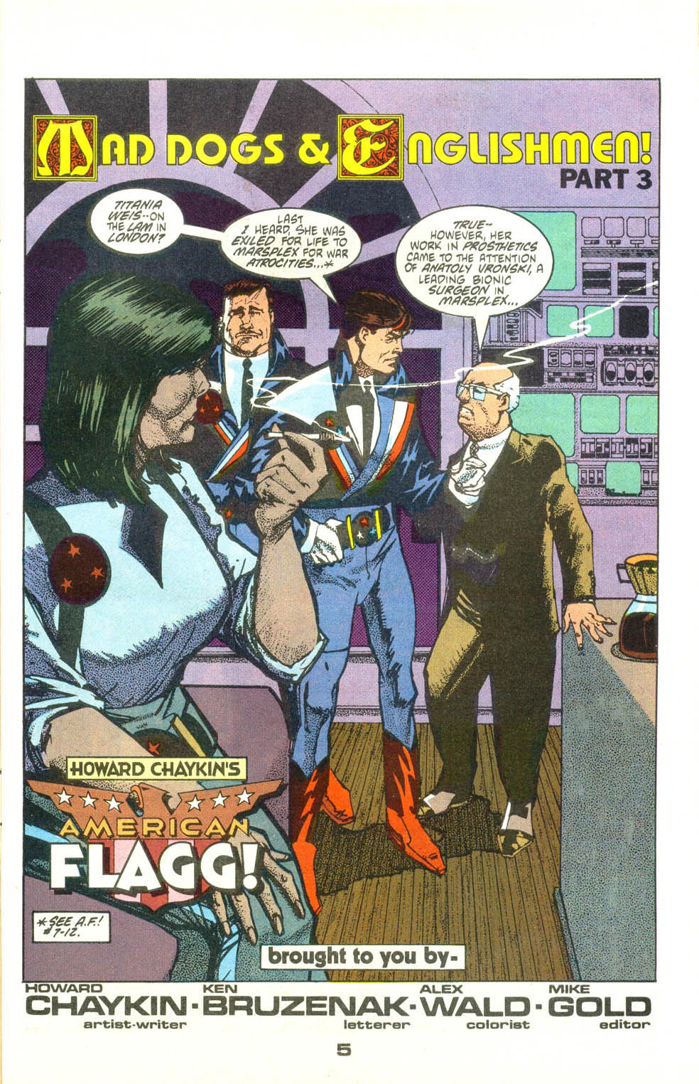 Read online American Flagg! comic -  Issue #25 - 6