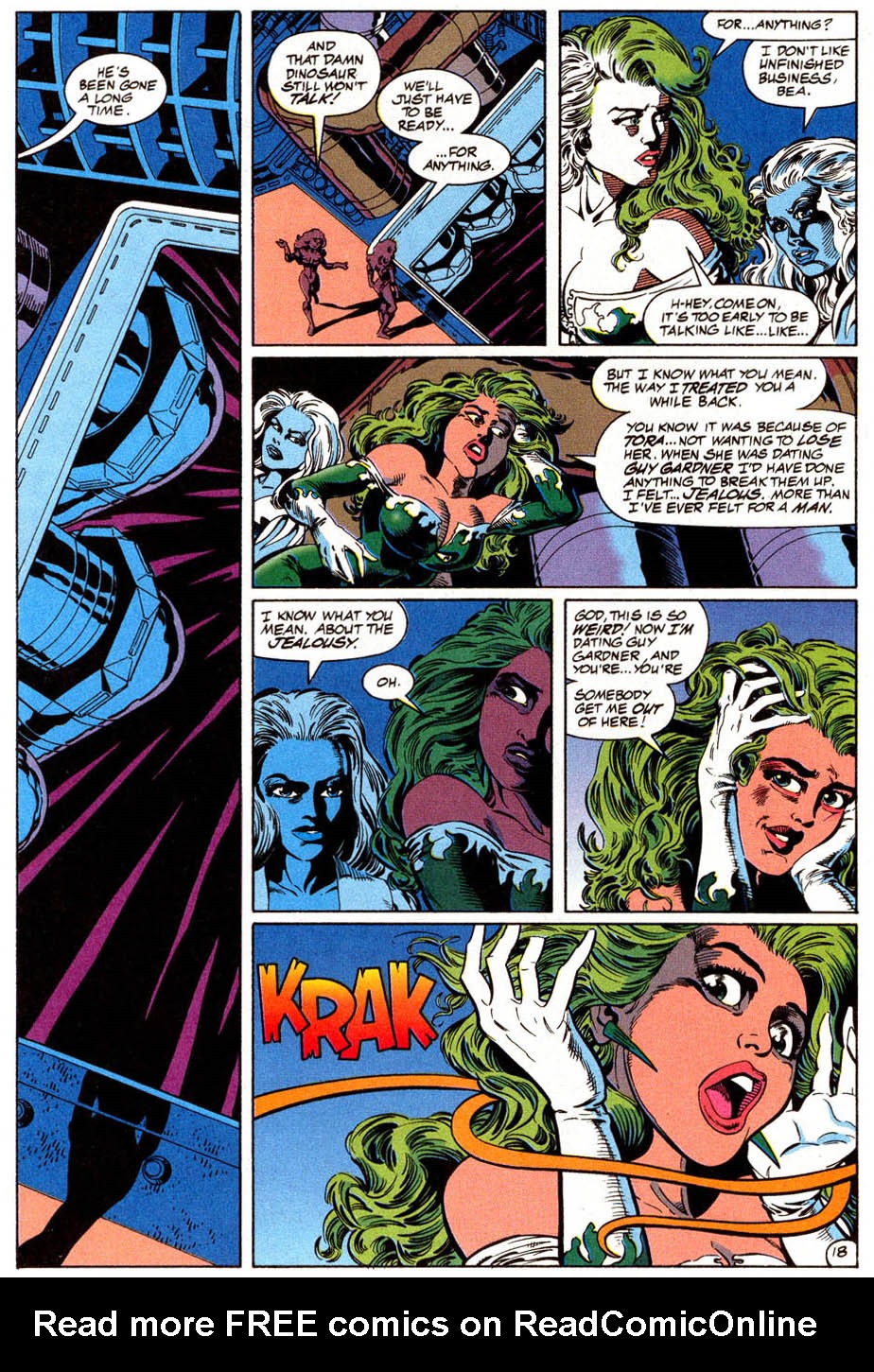 Read online Justice League America comic -  Issue #112 - 19