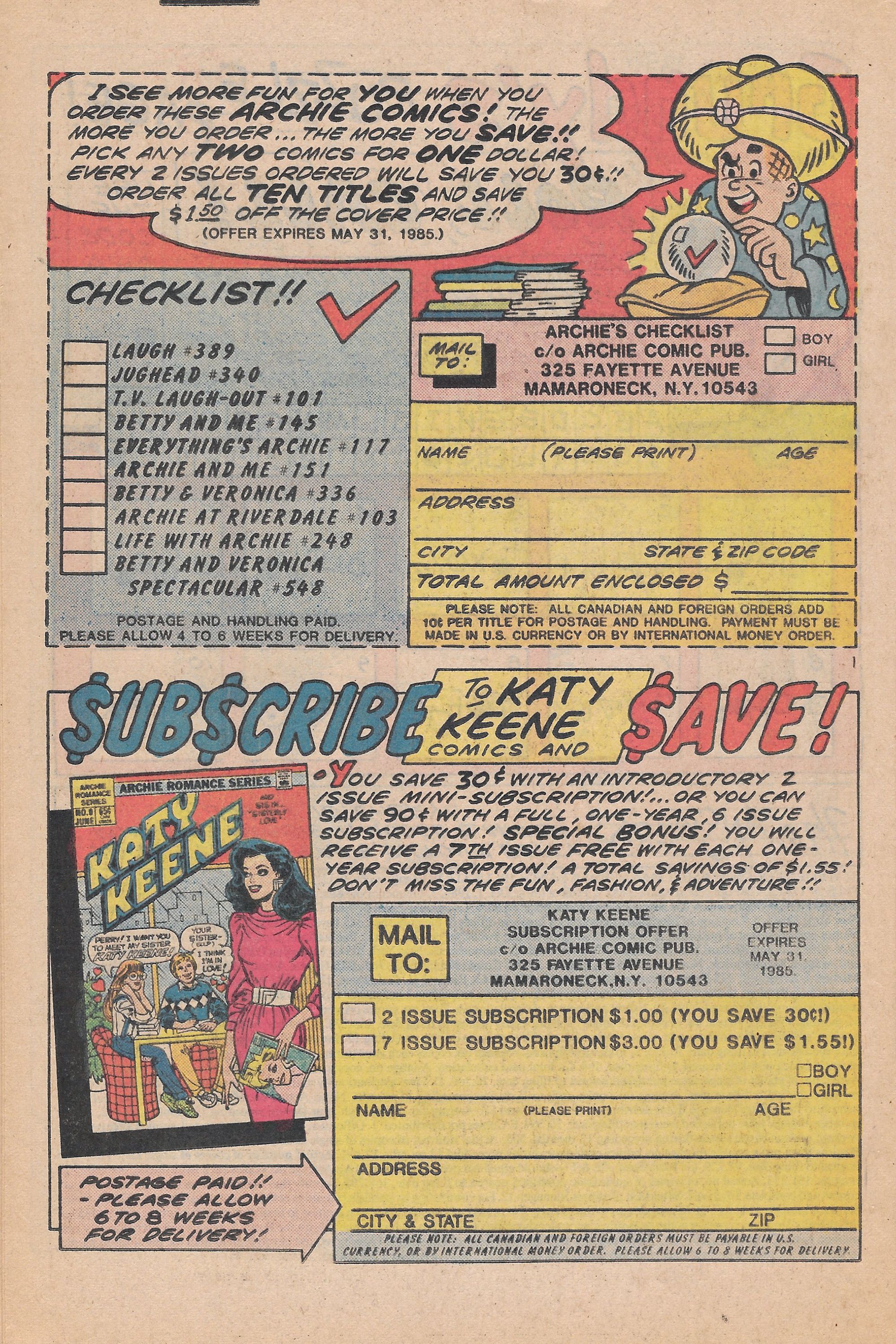 Read online Archie's Pals 'N' Gals (1952) comic -  Issue #175 - 24