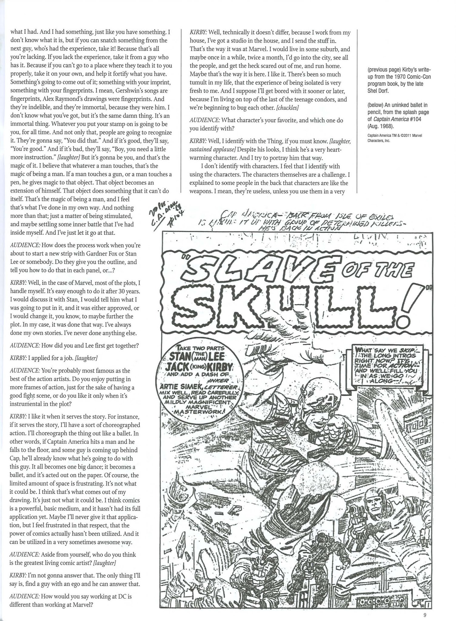 Read online The Jack Kirby Collector comic -  Issue #57 - 11