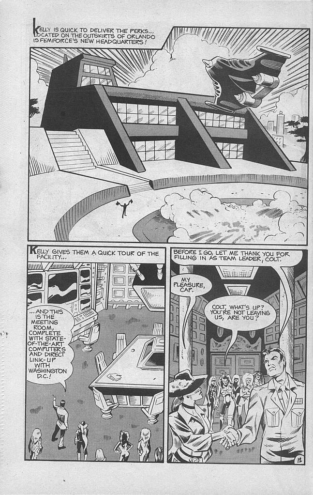 Read online Femforce comic -  Issue #28 - 14
