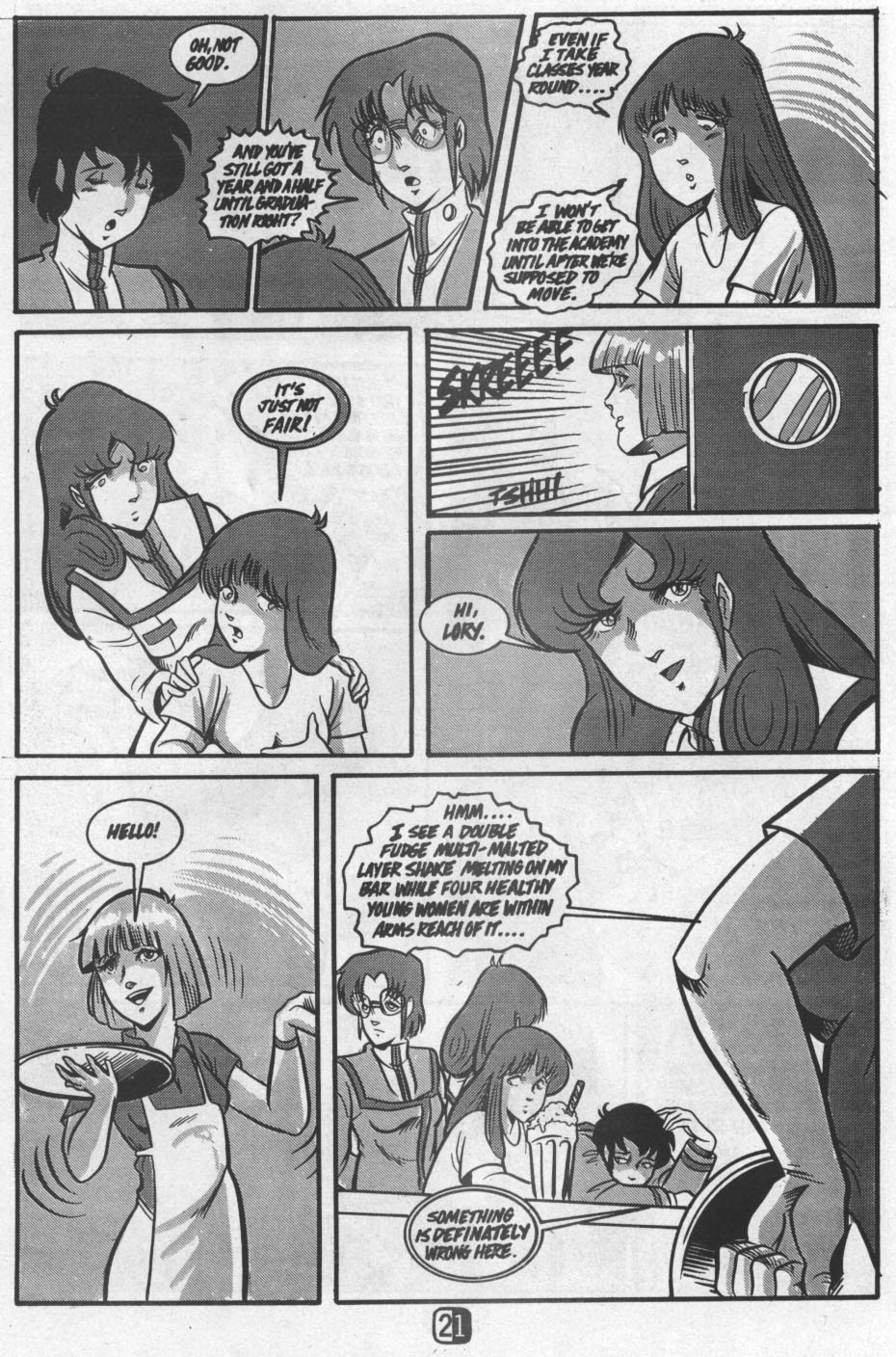 Read online Robotech Academy Blues comic -  Issue #0 - 22