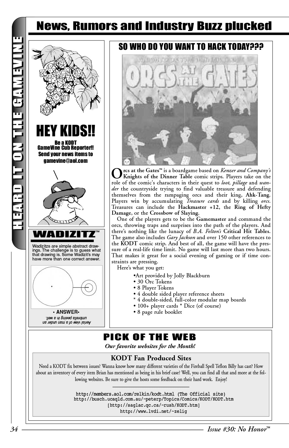 Read online Knights of the Dinner Table comic -  Issue #30 - 36