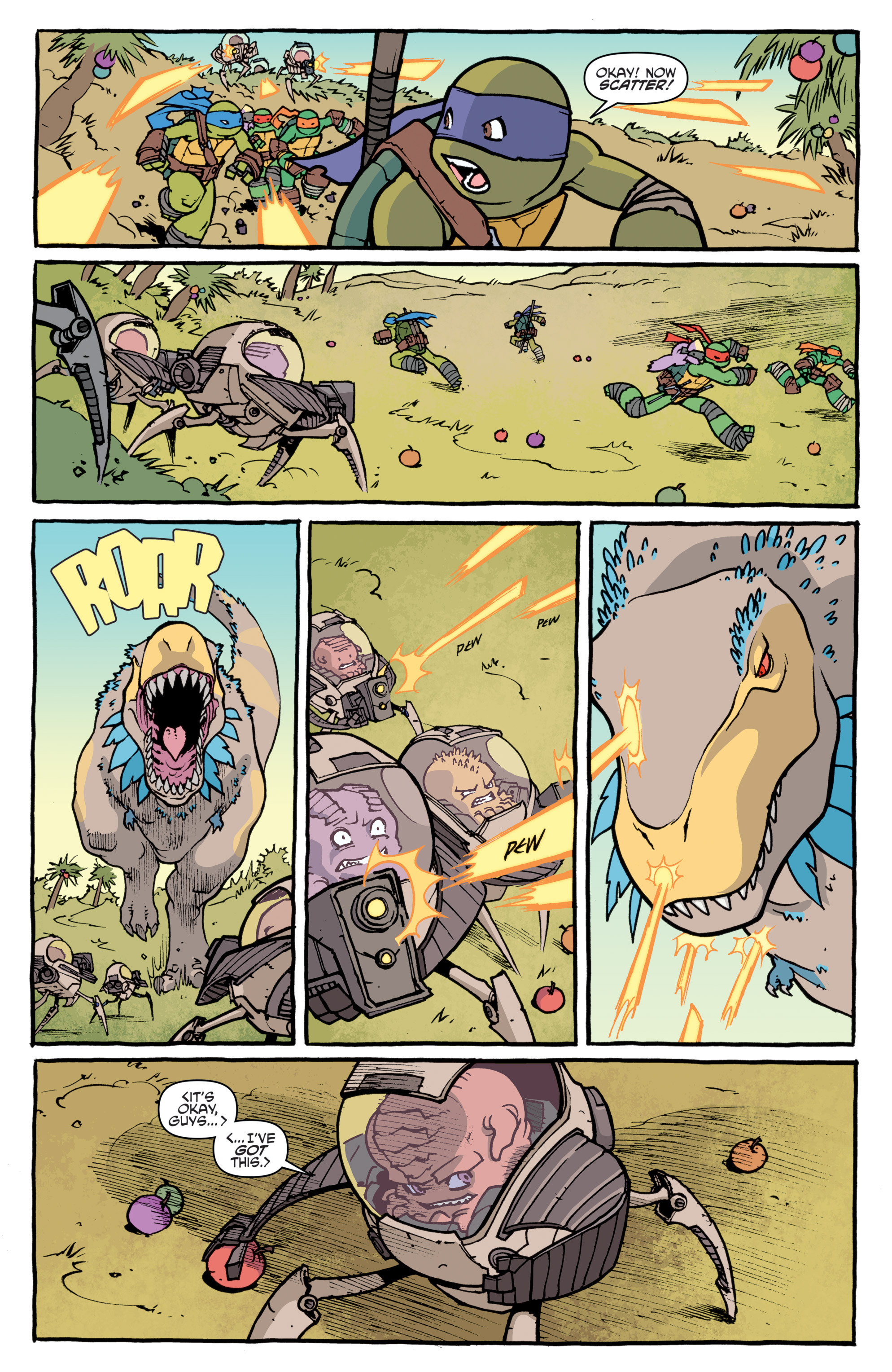 Read online Teenage Mutant Ninja Turtles: Turtles in Time comic -  Issue #1 - 21