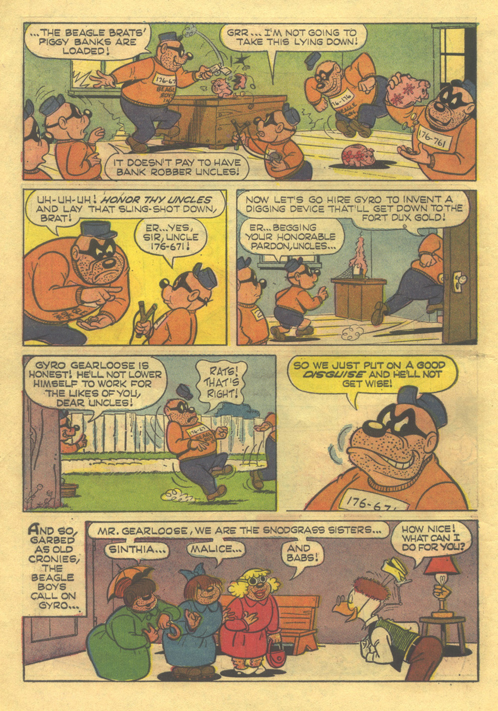 Read online Walt Disney THE BEAGLE BOYS comic -  Issue #3 - 6