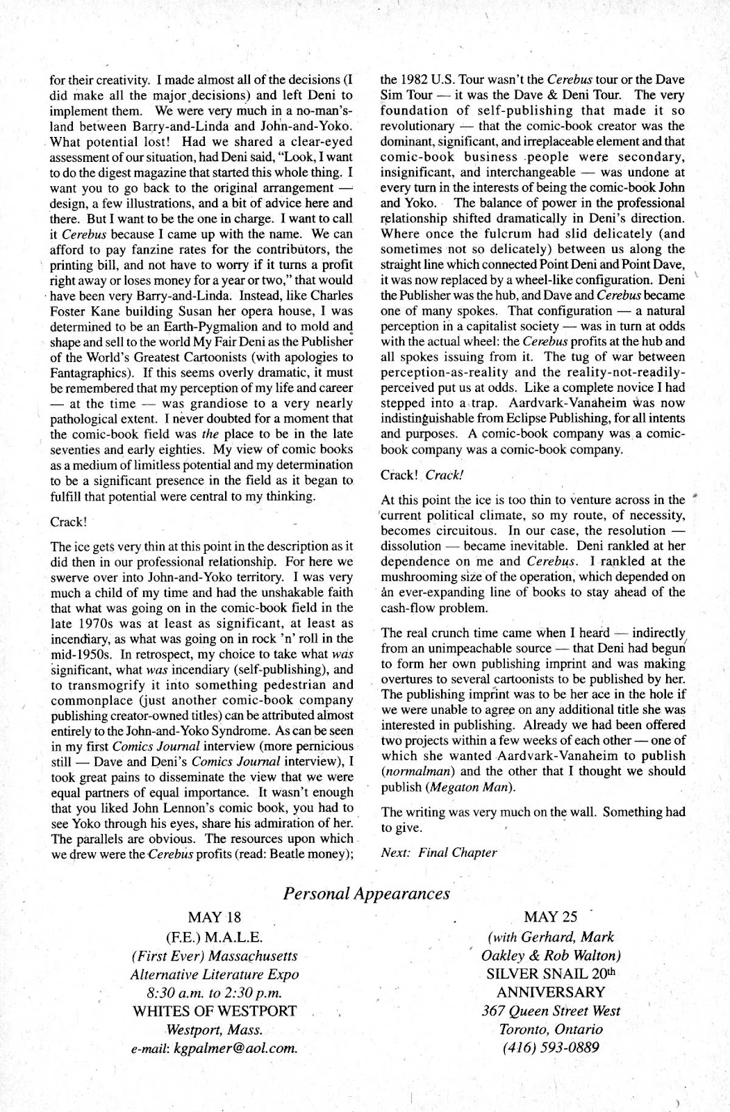 Cerebus issue 205 - Page 24