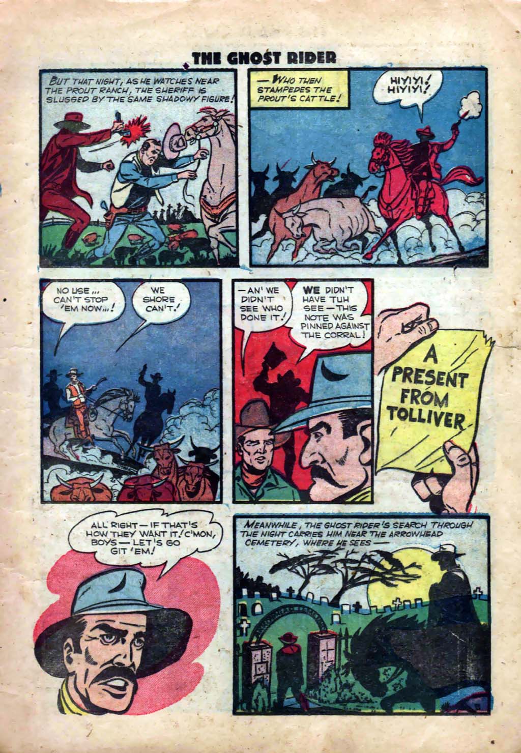 Read online The Ghost Rider (1950) comic -  Issue #6 - 7