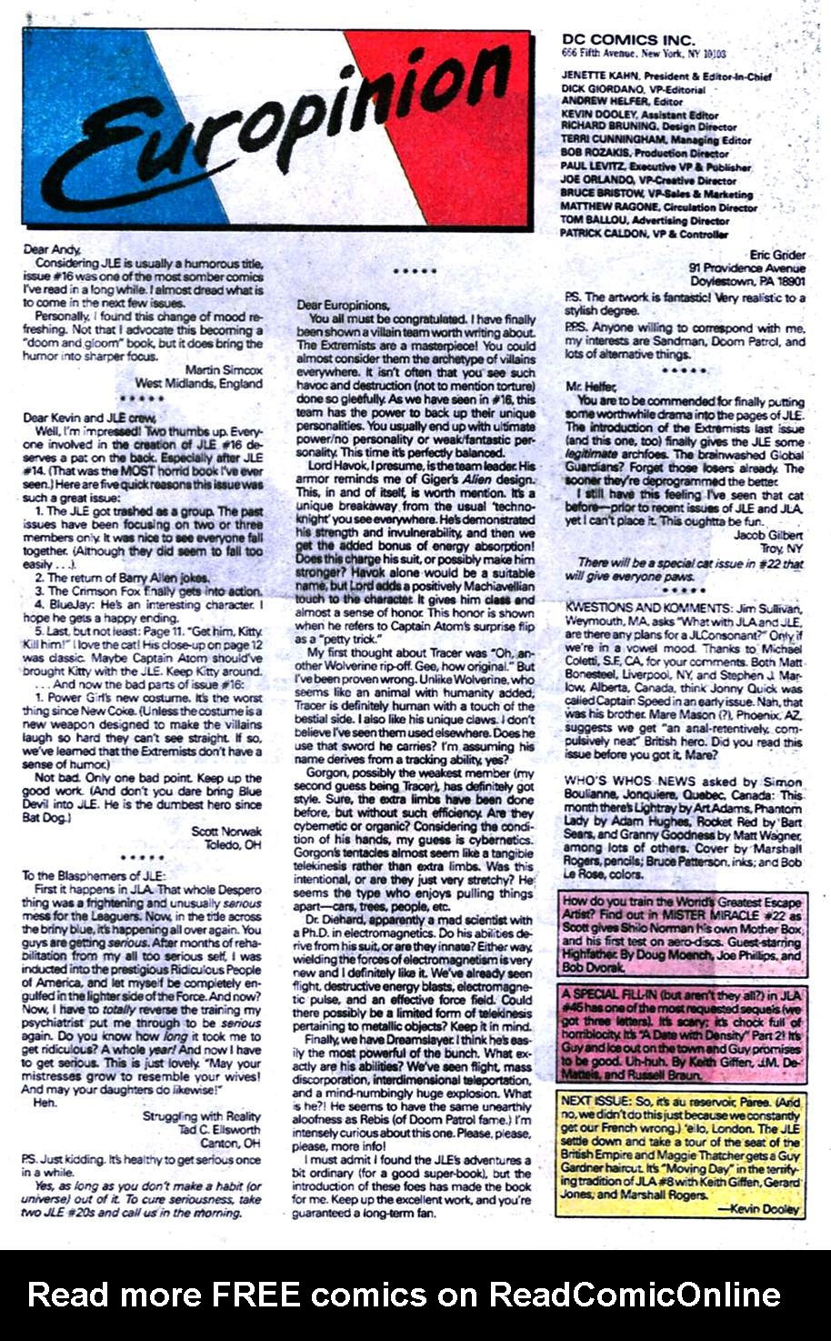 Read online Justice League Europe comic -  Issue #20 - 24