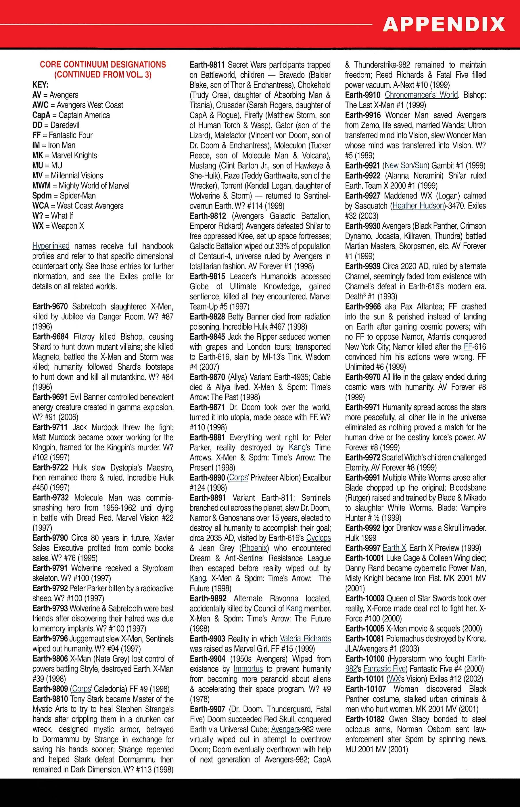 Read online Official Handbook of the Marvel Universe A to Z comic -  Issue # TPB 4 (Part 2) - 135