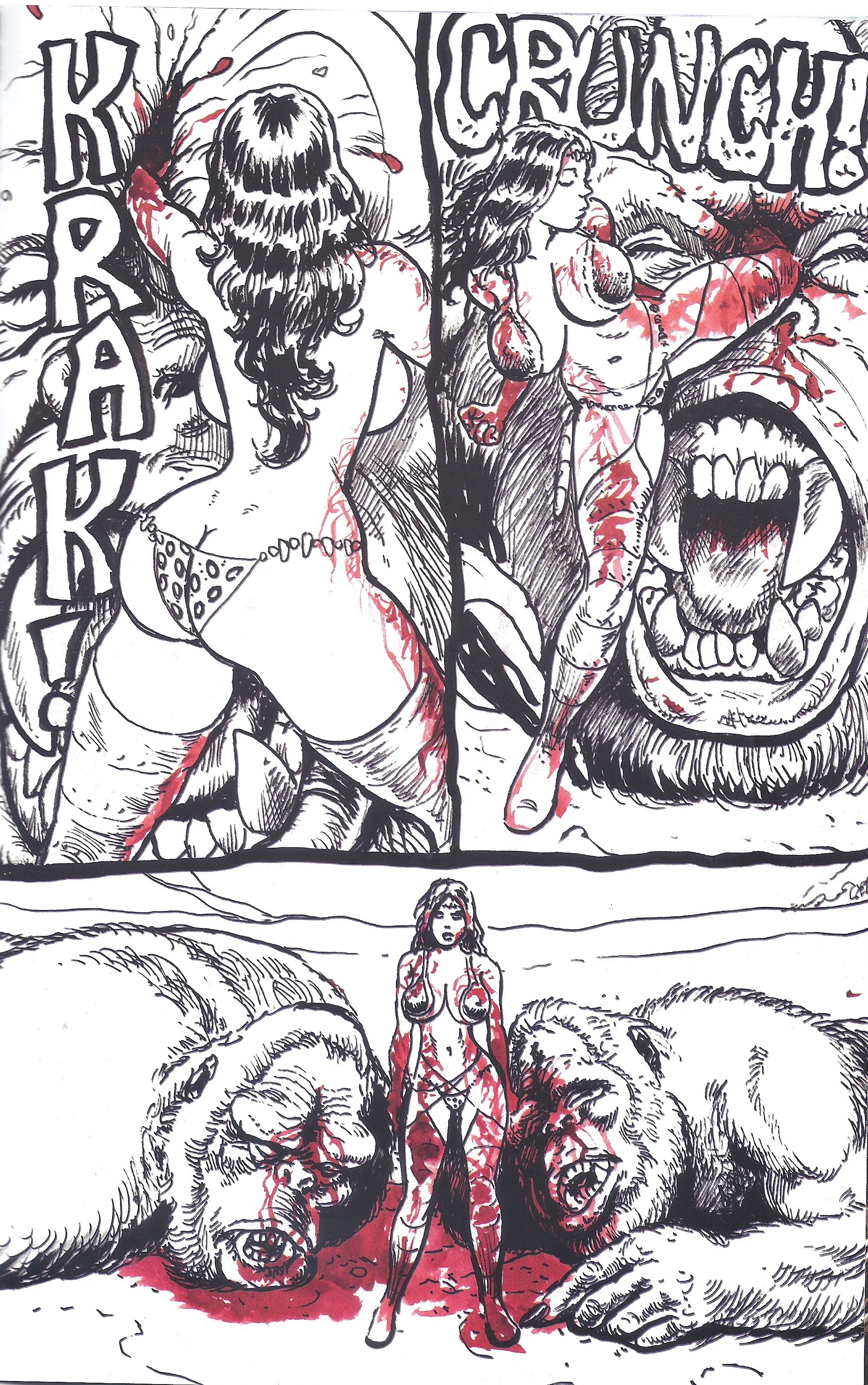 Read online Cavewoman: Freakin' Yetis comic -  Issue # Full - 32