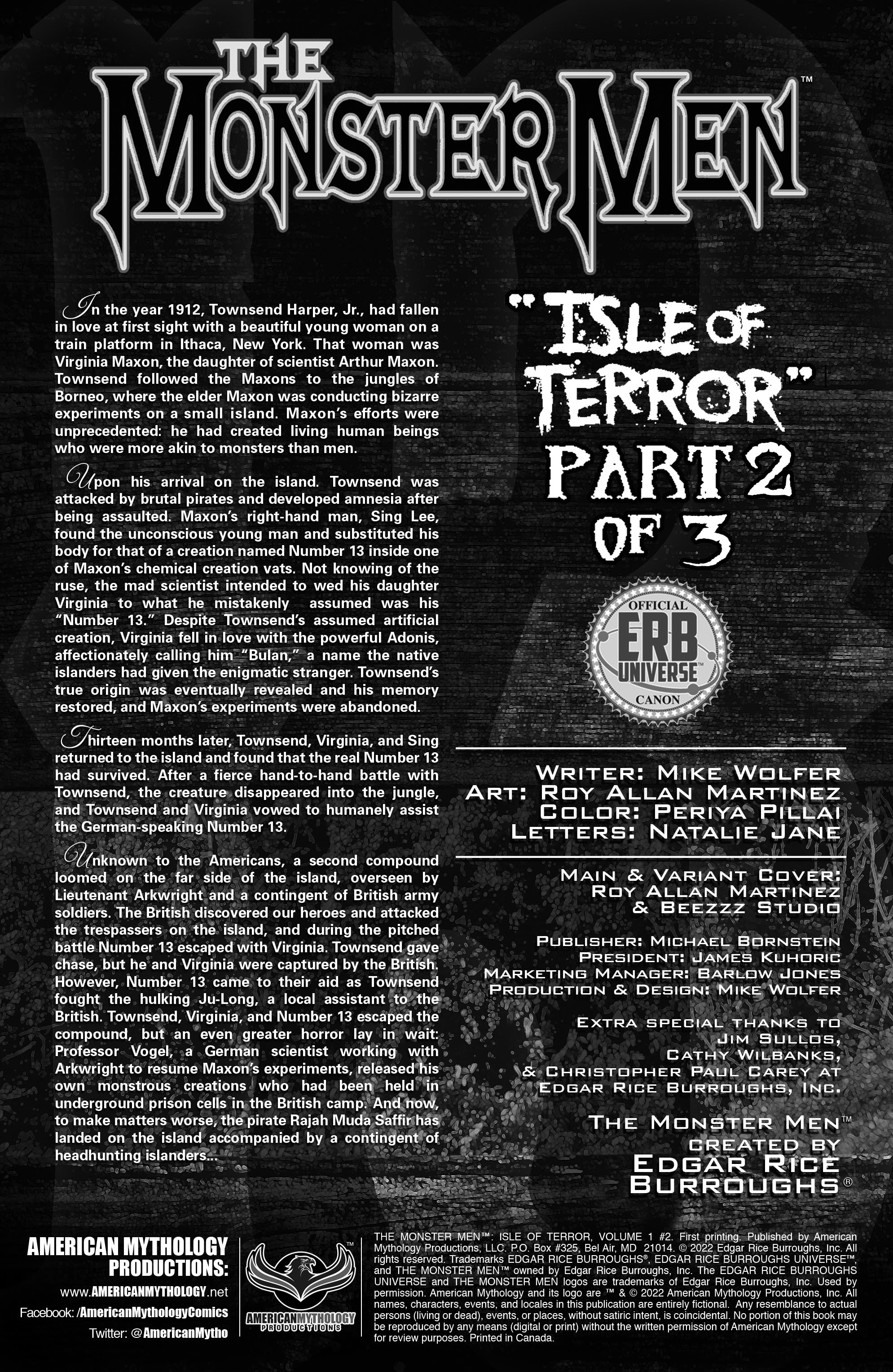 Read online Monster Men Isle of Terror comic -  Issue #2 - 2