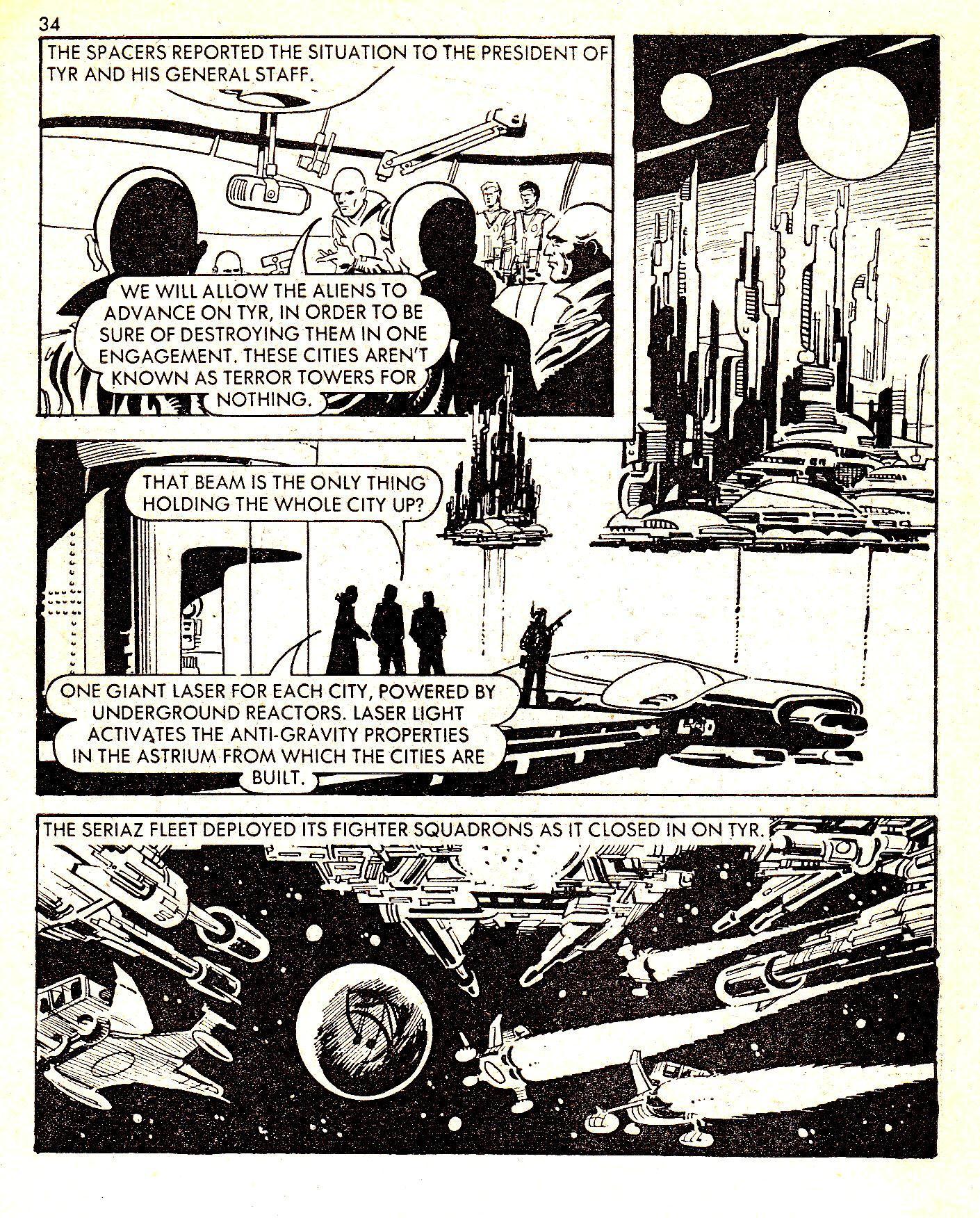 Read online Starblazer comic -  Issue #117 - 34