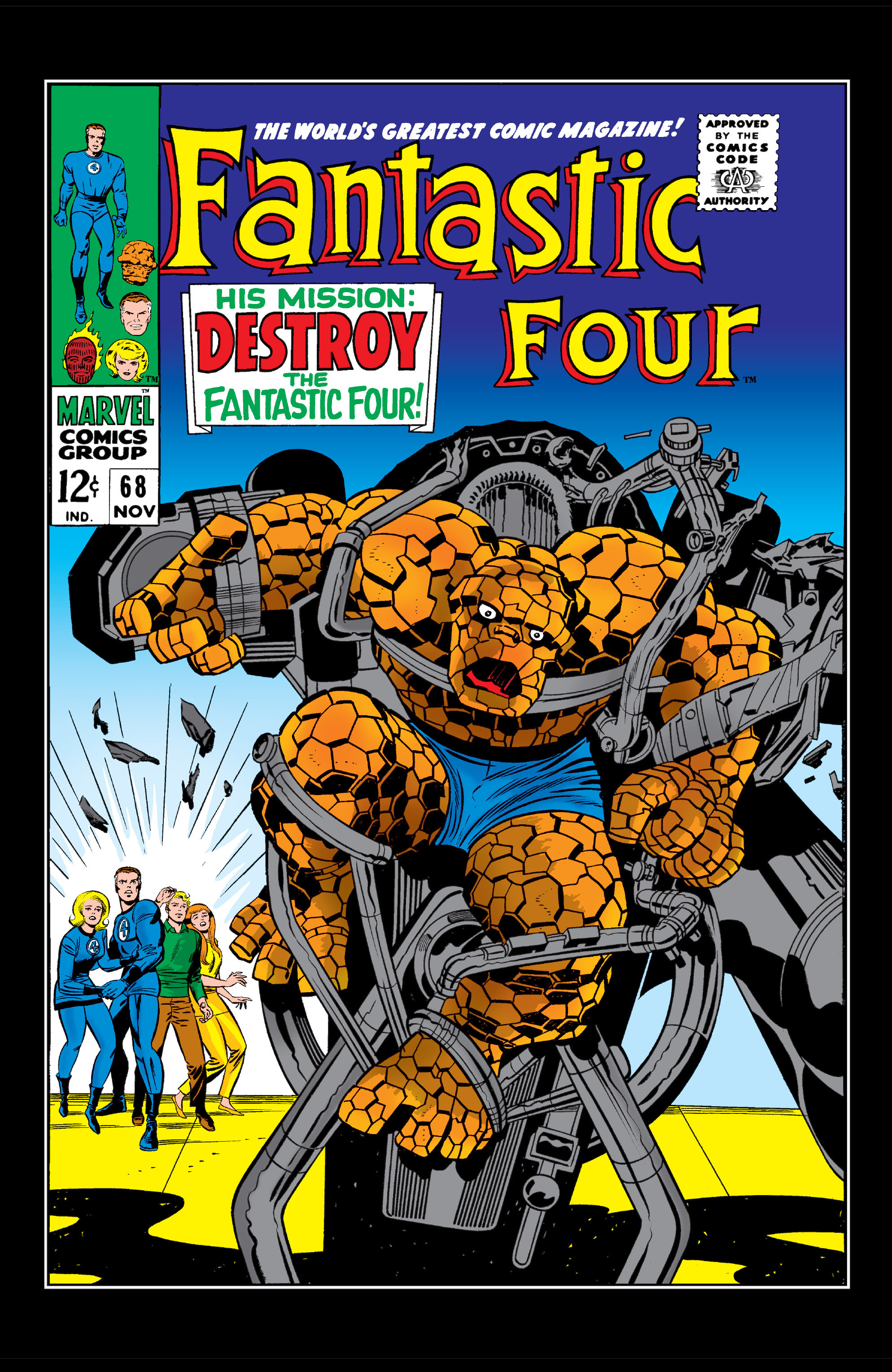 Read online Marvel Masterworks: The Fantastic Four comic -  Issue # TPB 7 (Part 3) - 7