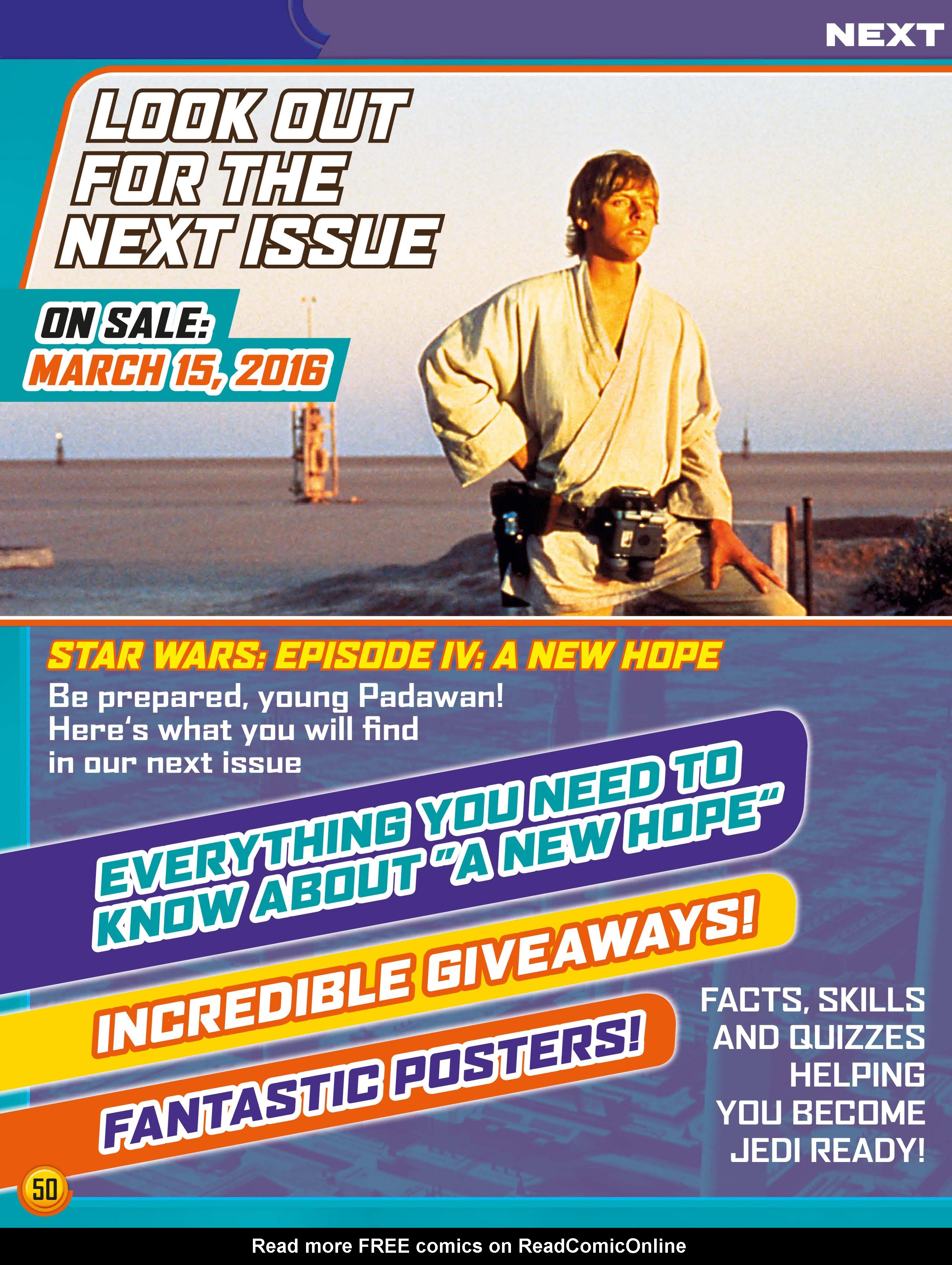Read online Star Wars Jedi Master Magazine comic -  Issue #3 - 50