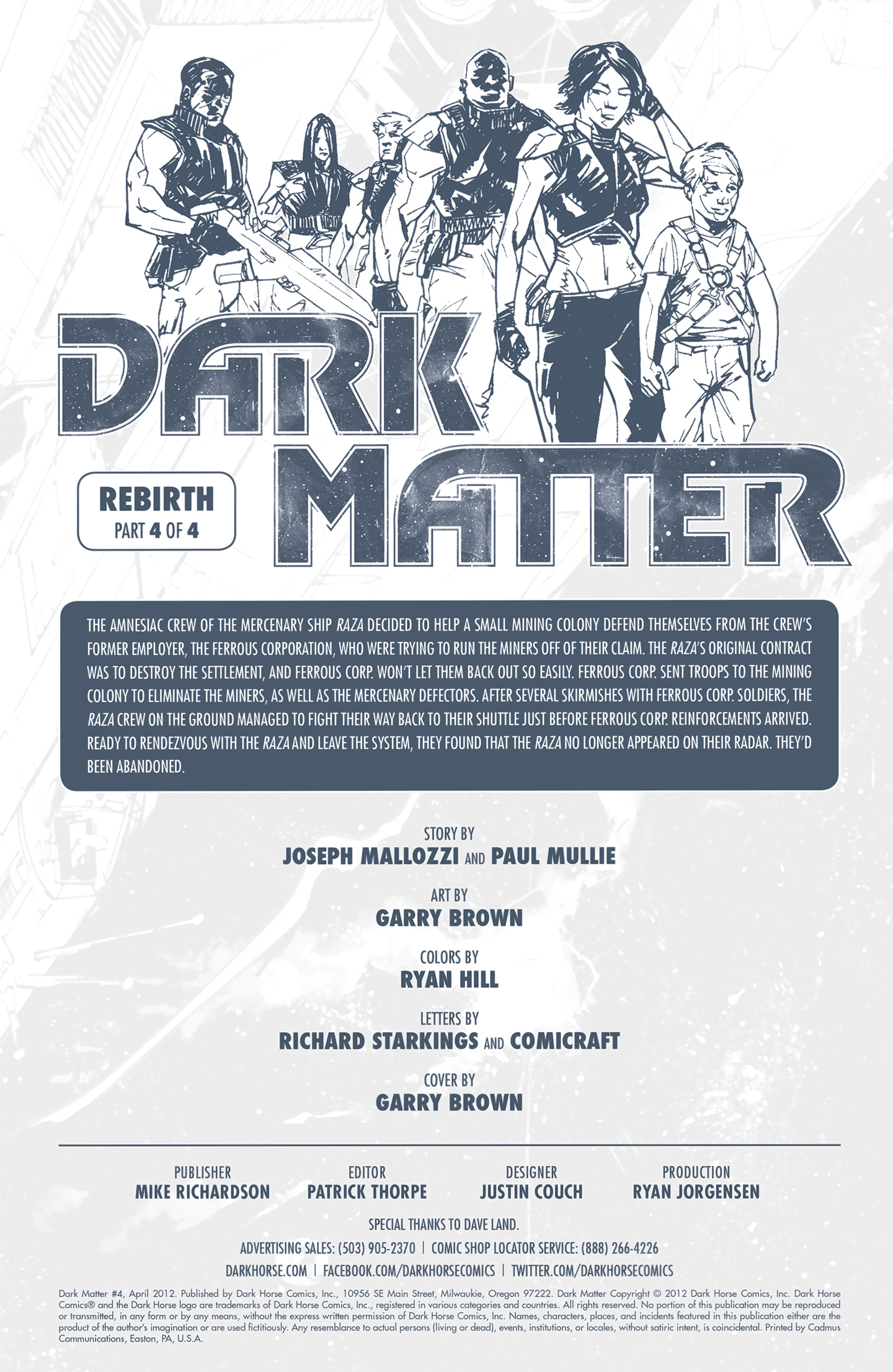 Read online Dark Matter comic -  Issue #4 - 2